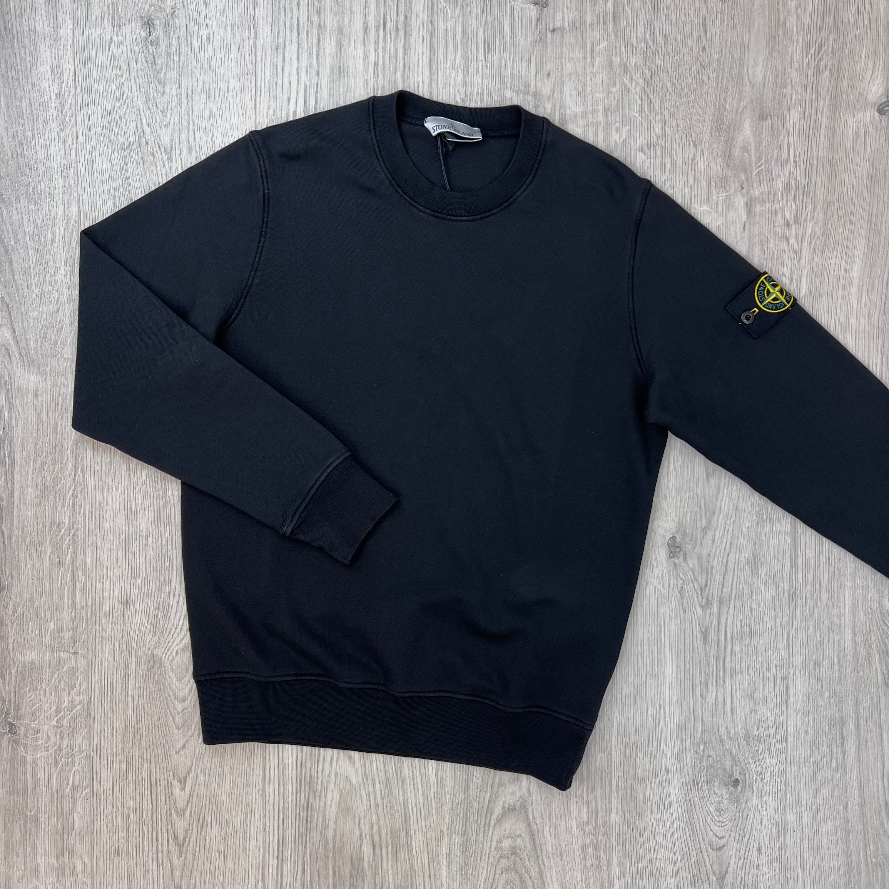 Stone Island Dyed Sweatshirt - Black