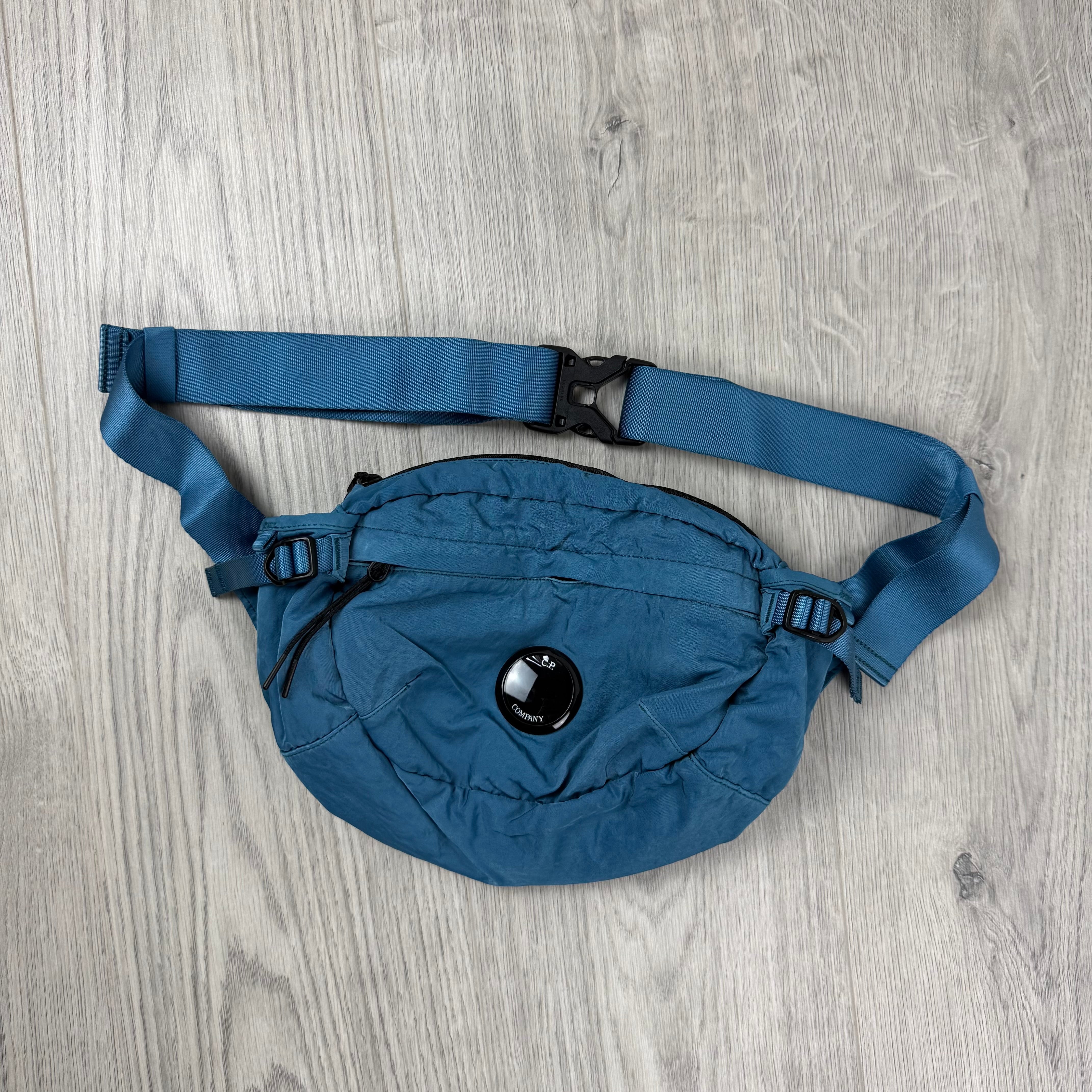 CP Company Zip Chrome Bag - Aegean Blue