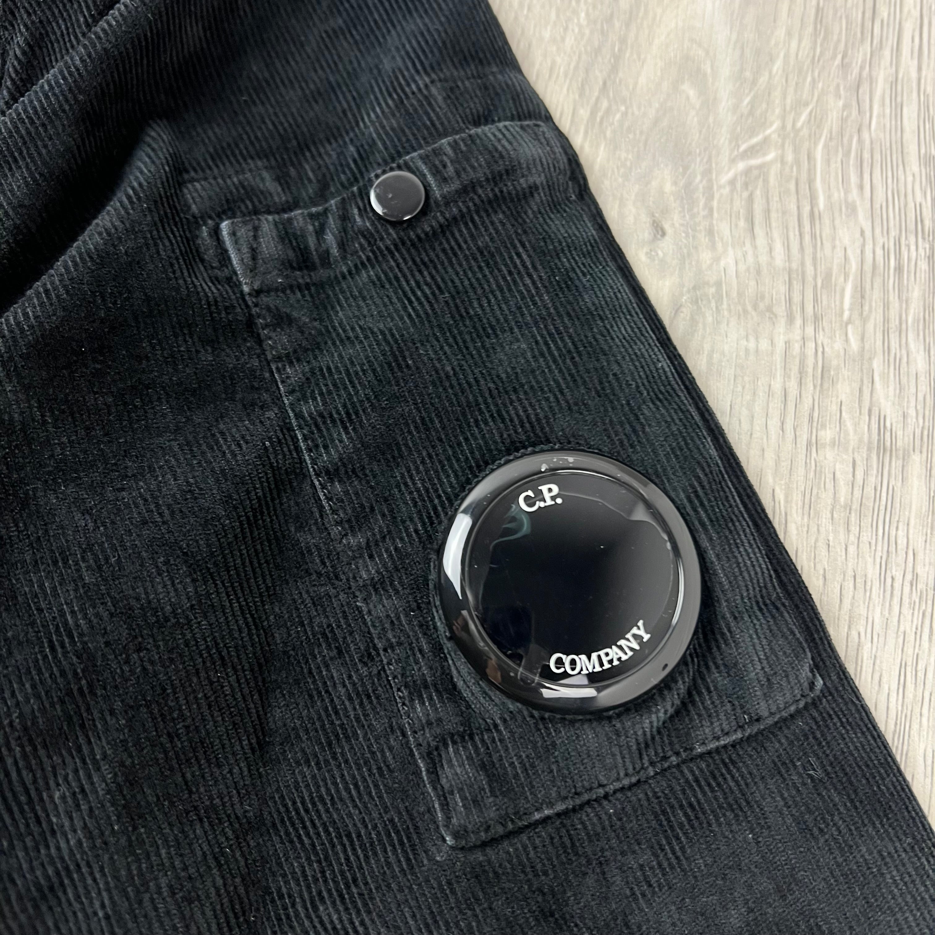 CP Company Corduroy Overshirt - Black