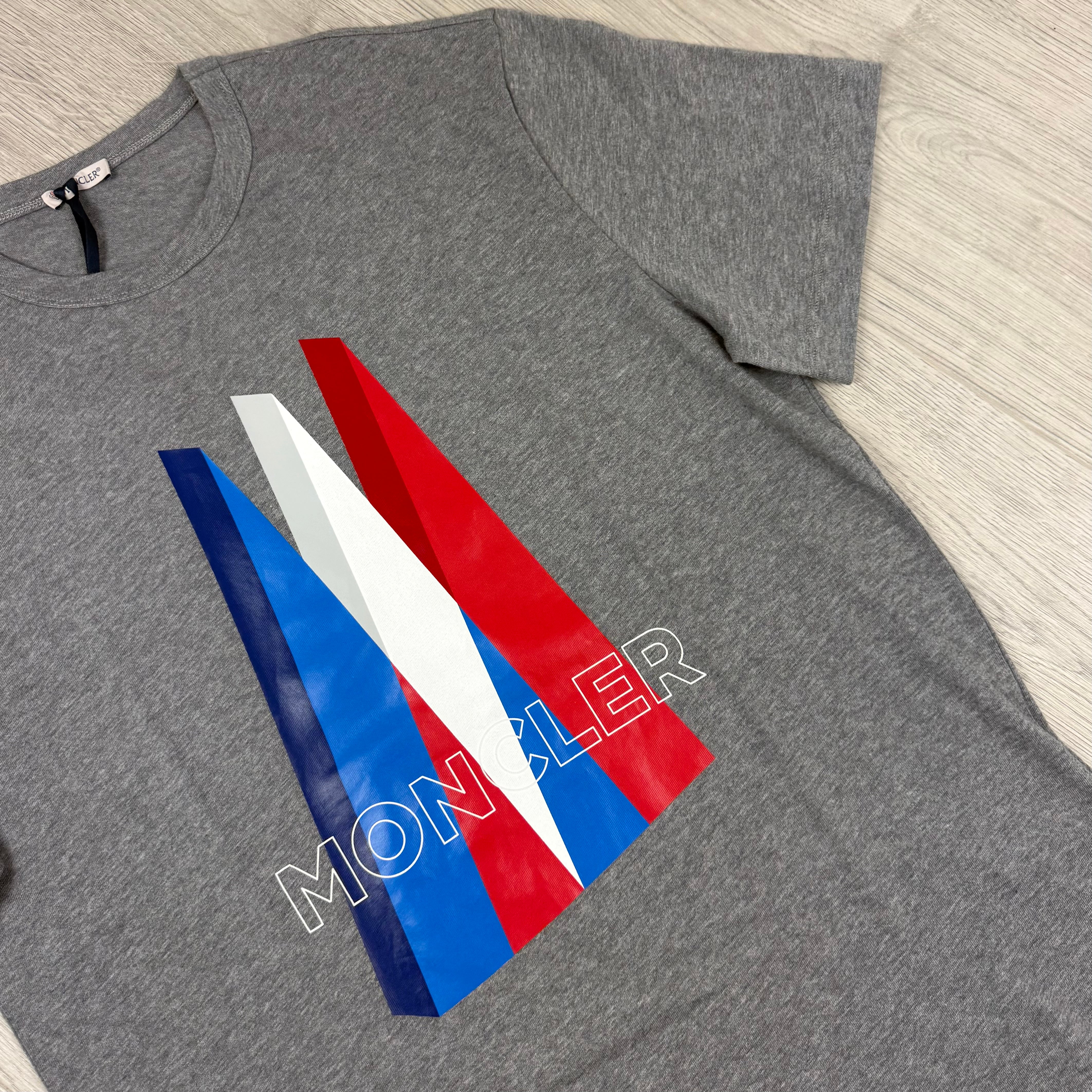 Moncler Printed T-Shirt - Grey