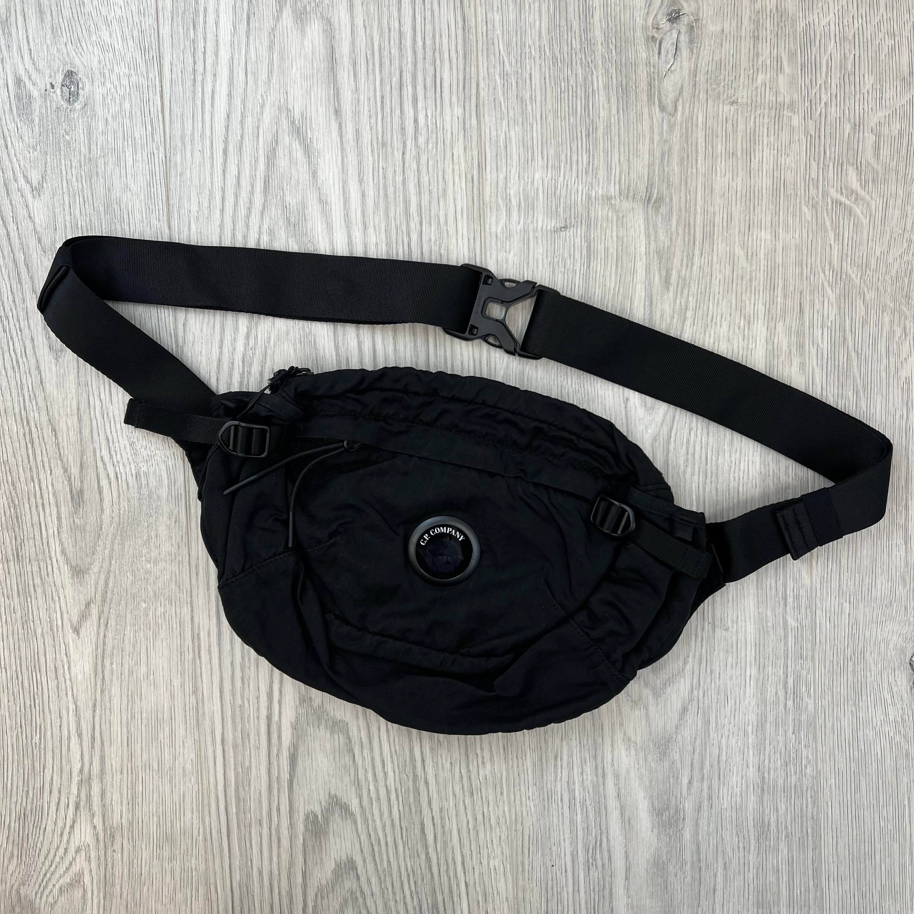 CP Company Zip Chrome Bag - Black