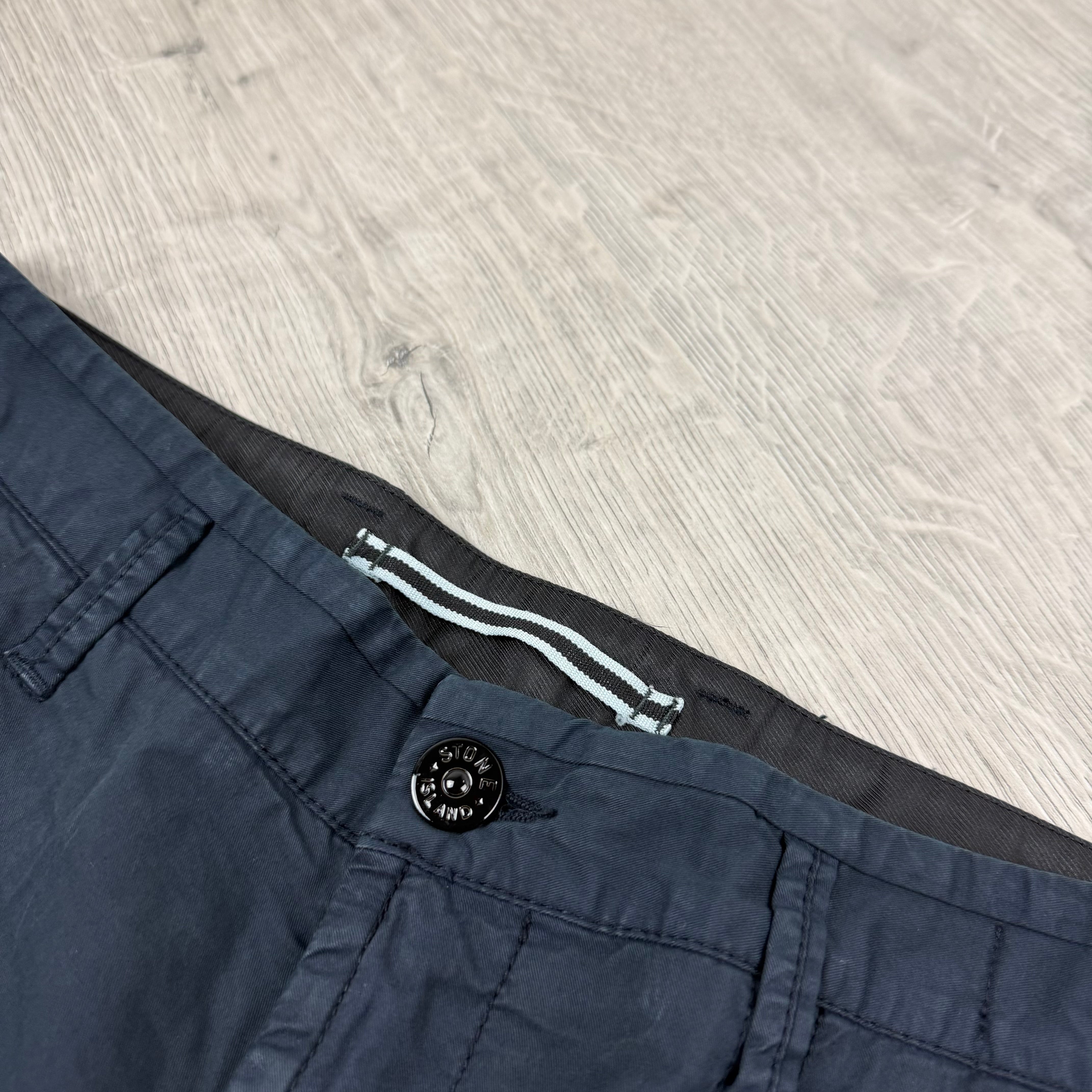 Stone Island Supima Cargo Trousers - Navy