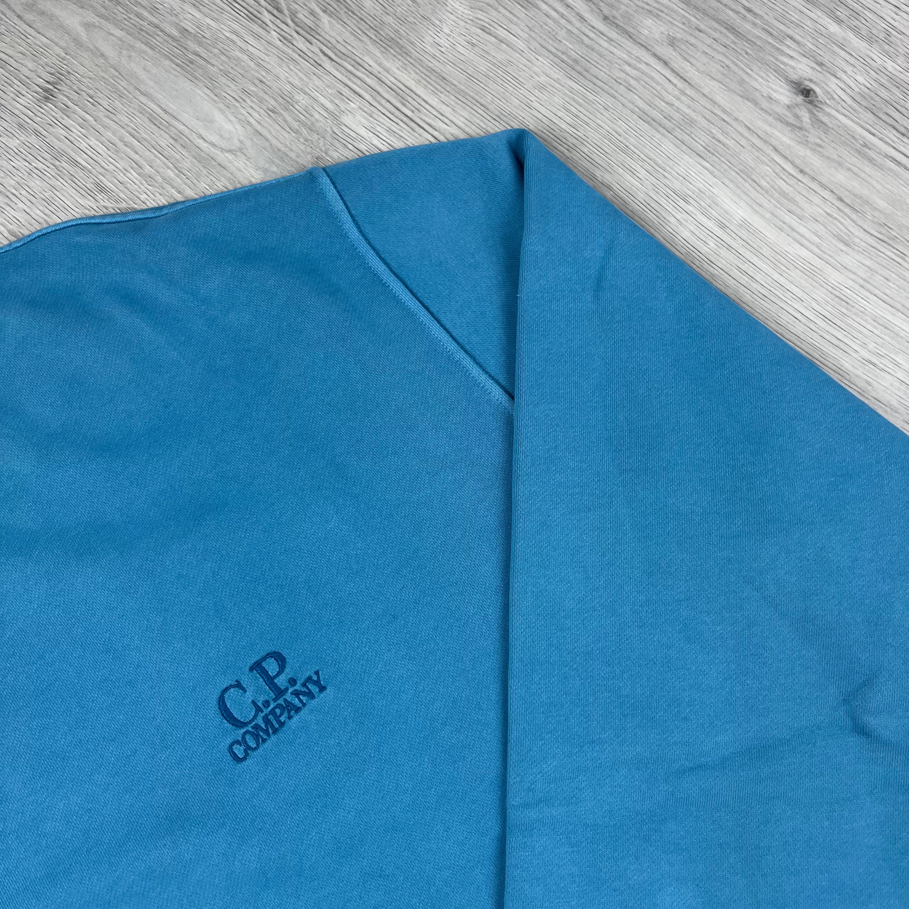 CP Company Patch Sweatshirt - Aegean Blue