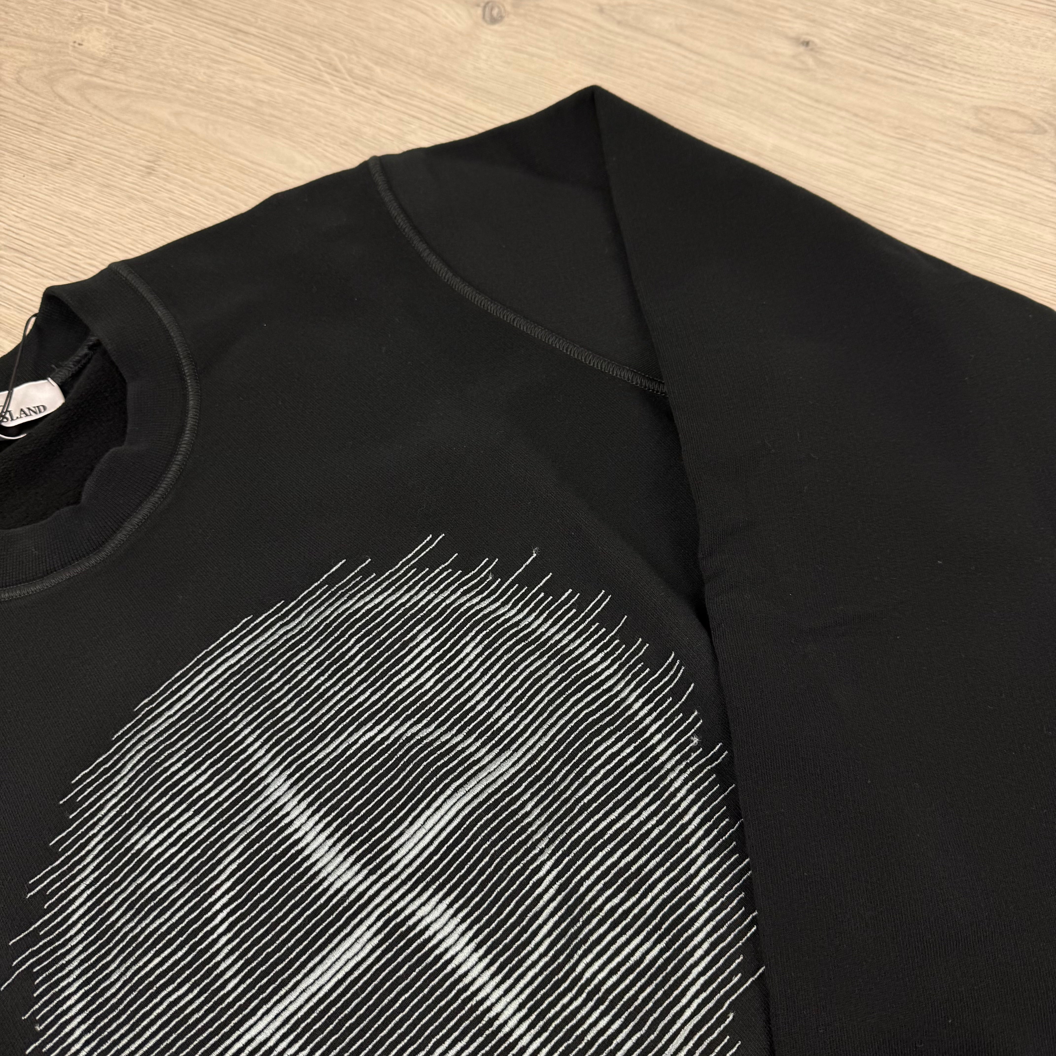 Stone Island Embroidered Sweatshirt - Black