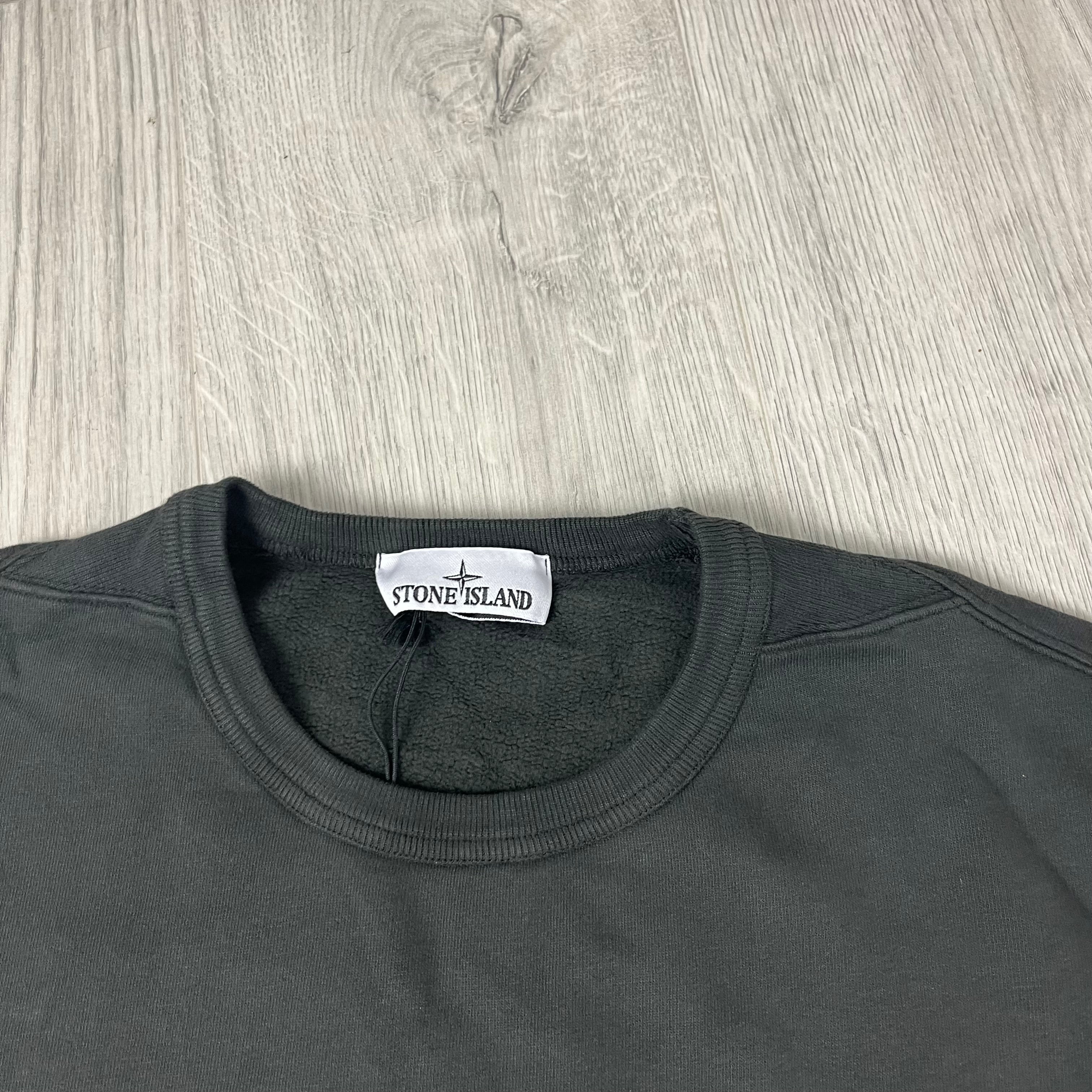 Stone Island Dyed Sweatshirt - Lead Grey