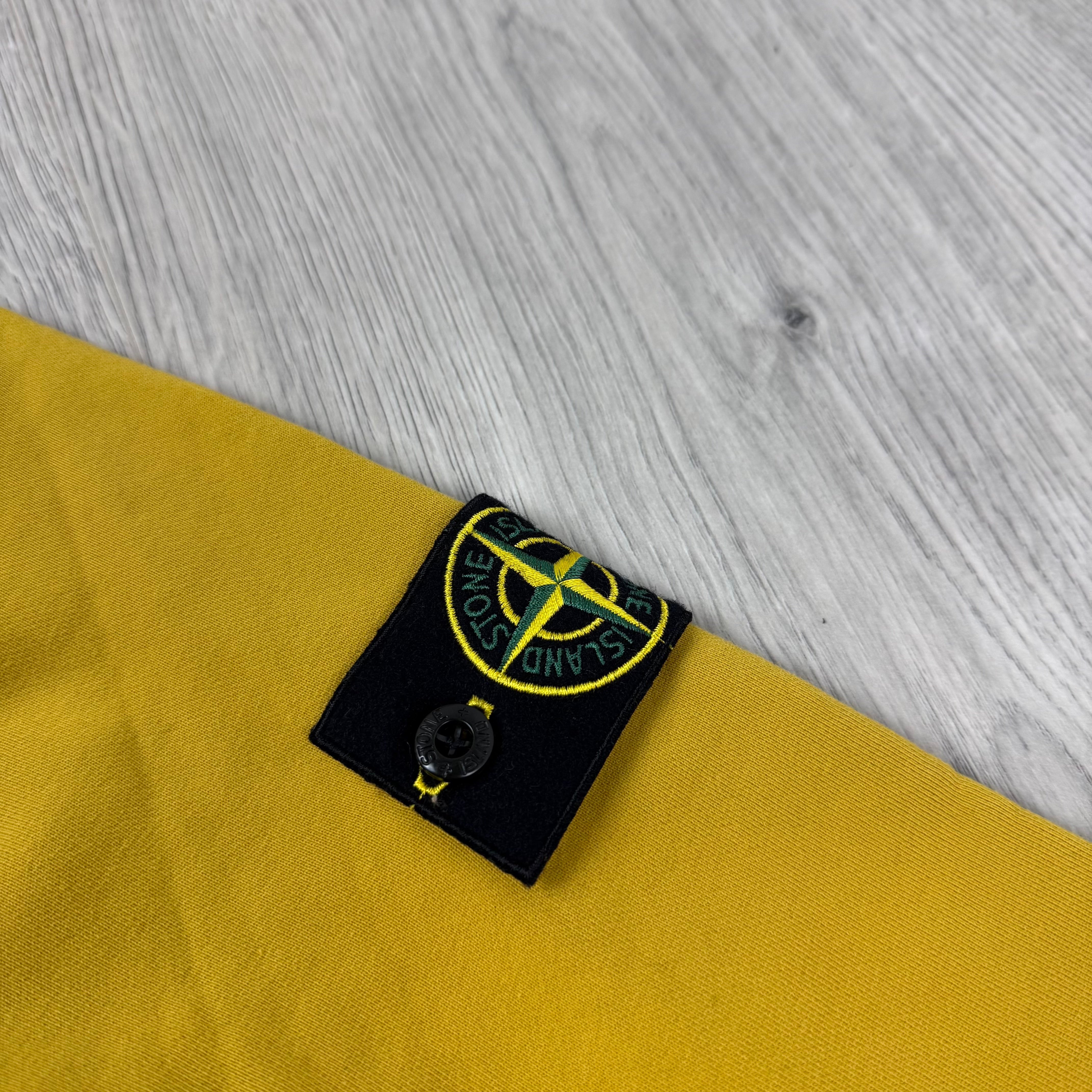 Stone Island Dyed Hoodie - Mustard