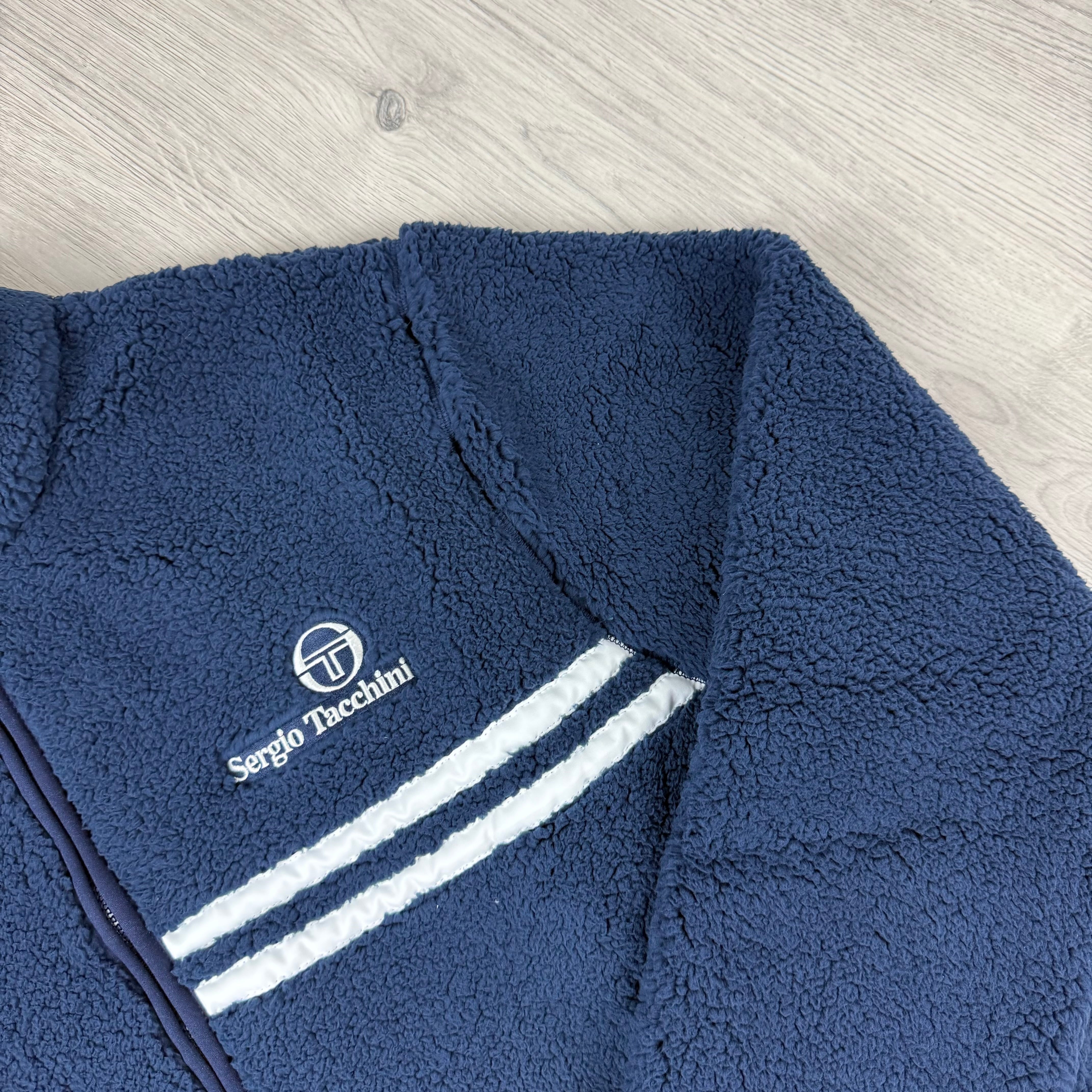 Sergio Tacchini 'New Supermac Borg' Padded Fleece - Maritime Blue