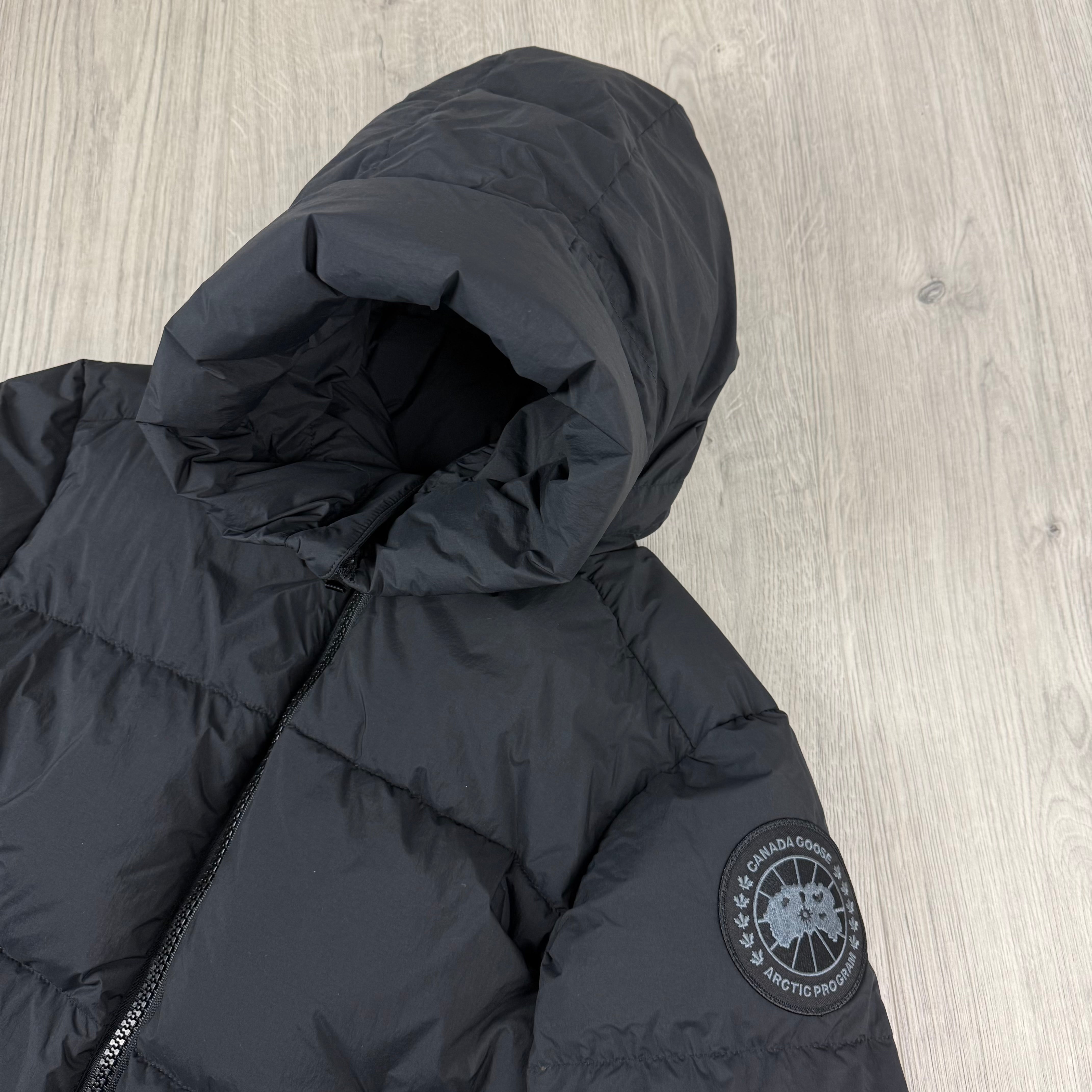 Men's Canada Goose 'Crofton' Puffer Jacket in Black. On sale at Open Attire.