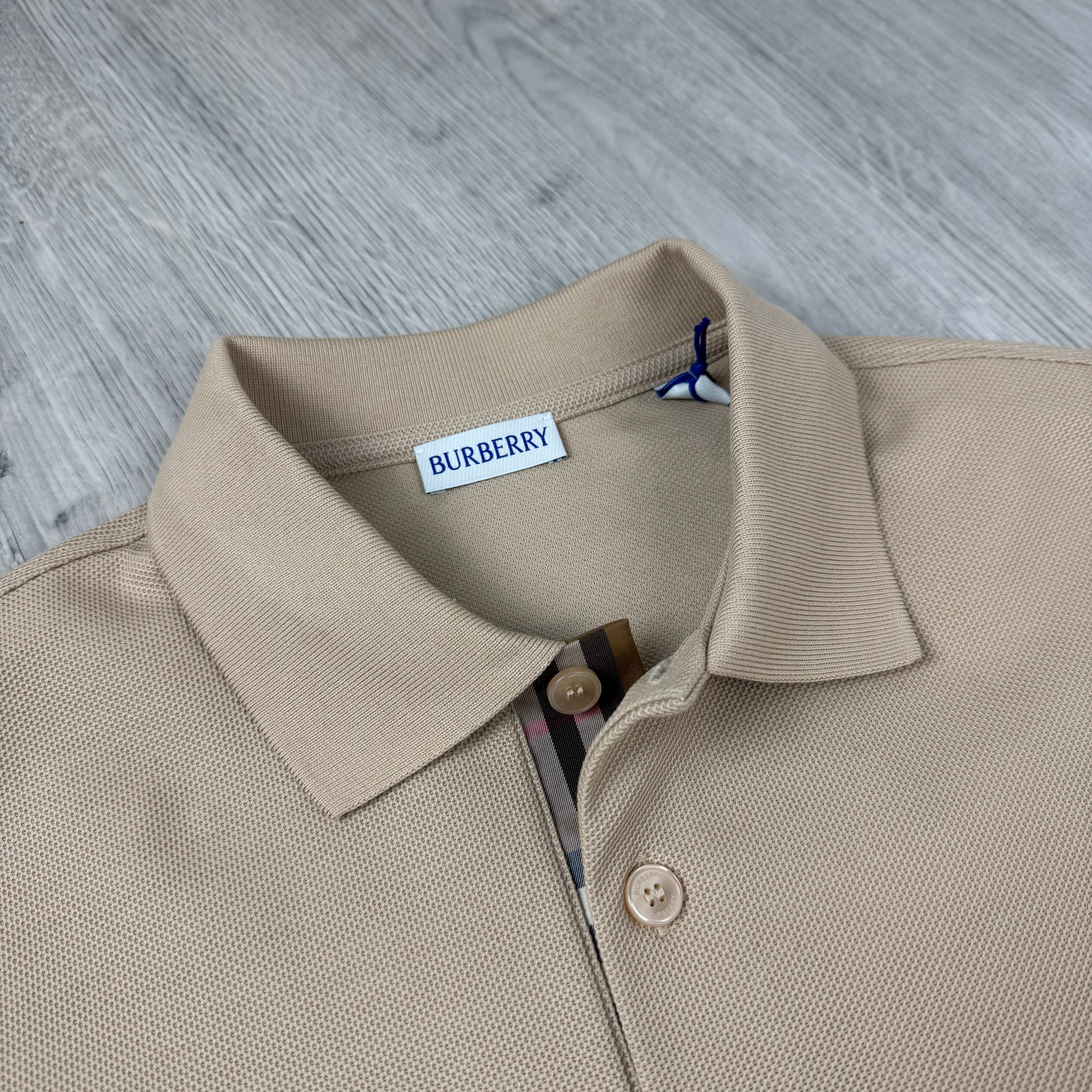Burberry 'Hartford' Polo Shirt - Soft Fawn