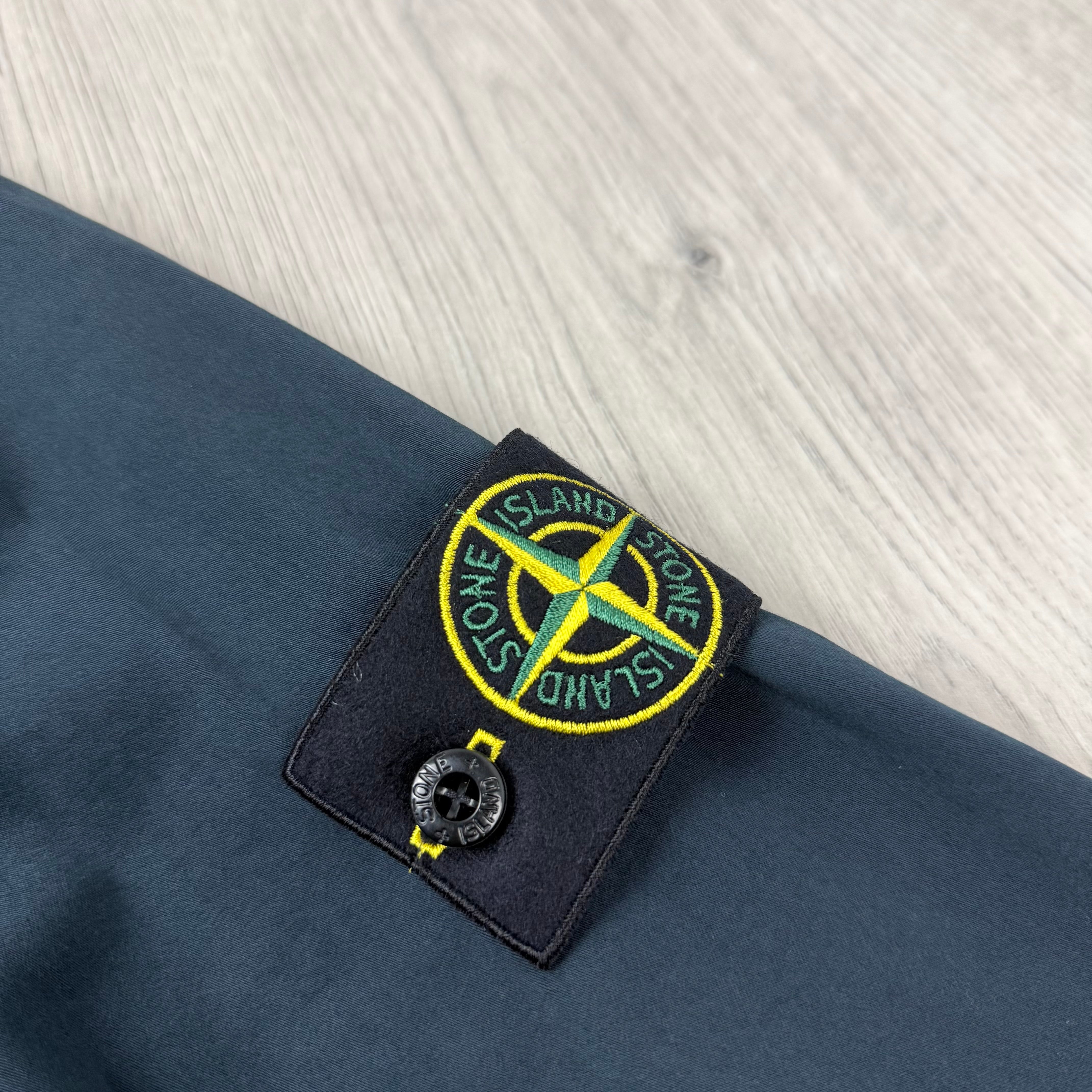 Stone Island Zip Overshirt - Navy