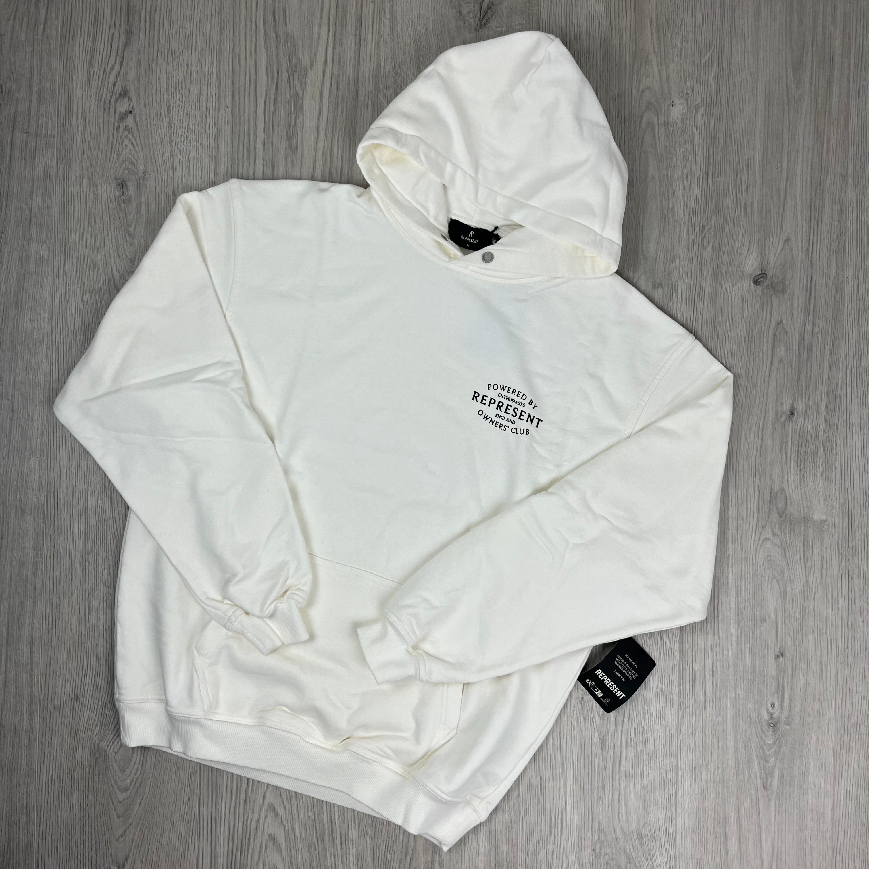 Represent 'Owner's Club' Stamp Hoodie - White