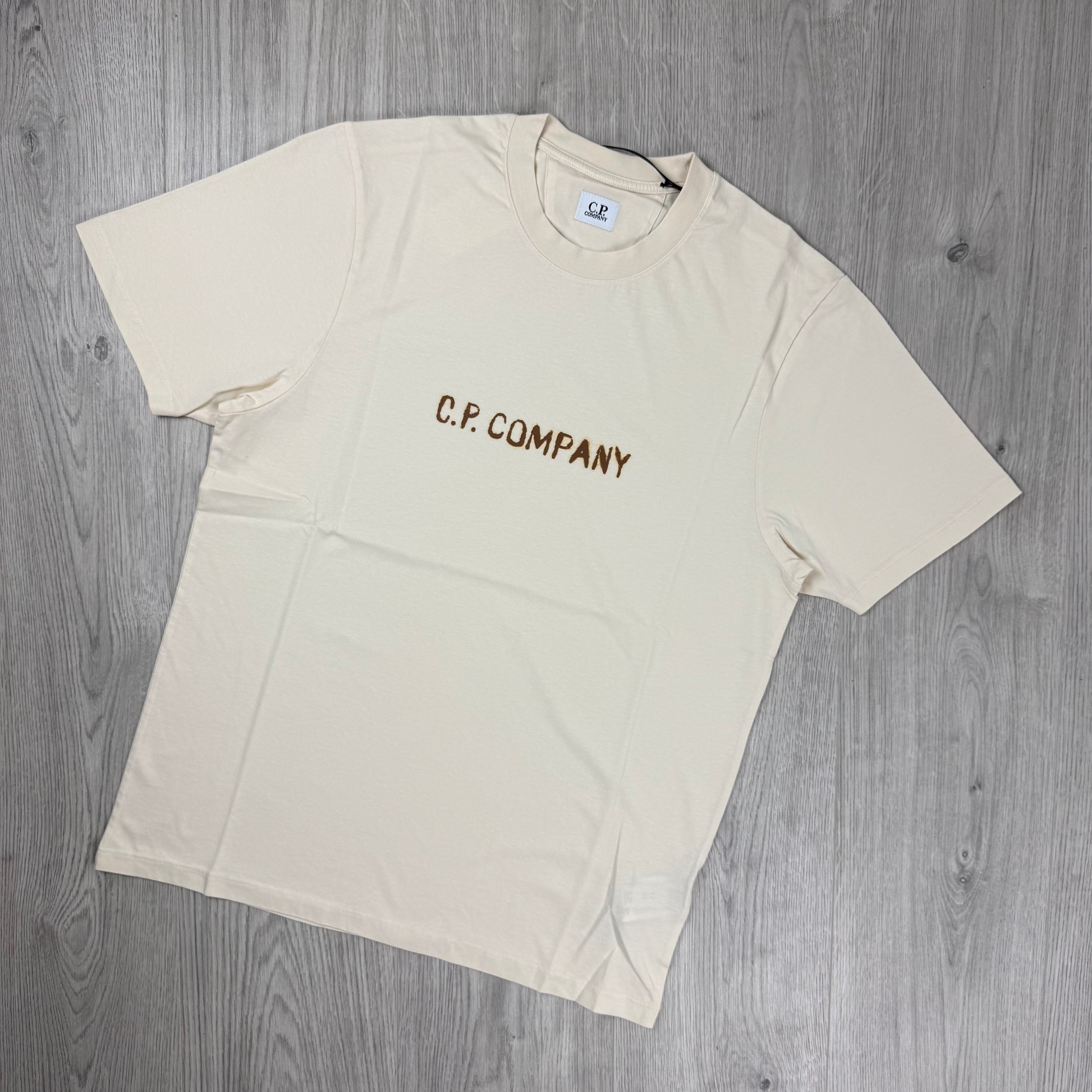 CP Company Printed T-Shirt - Pistachio Shell
