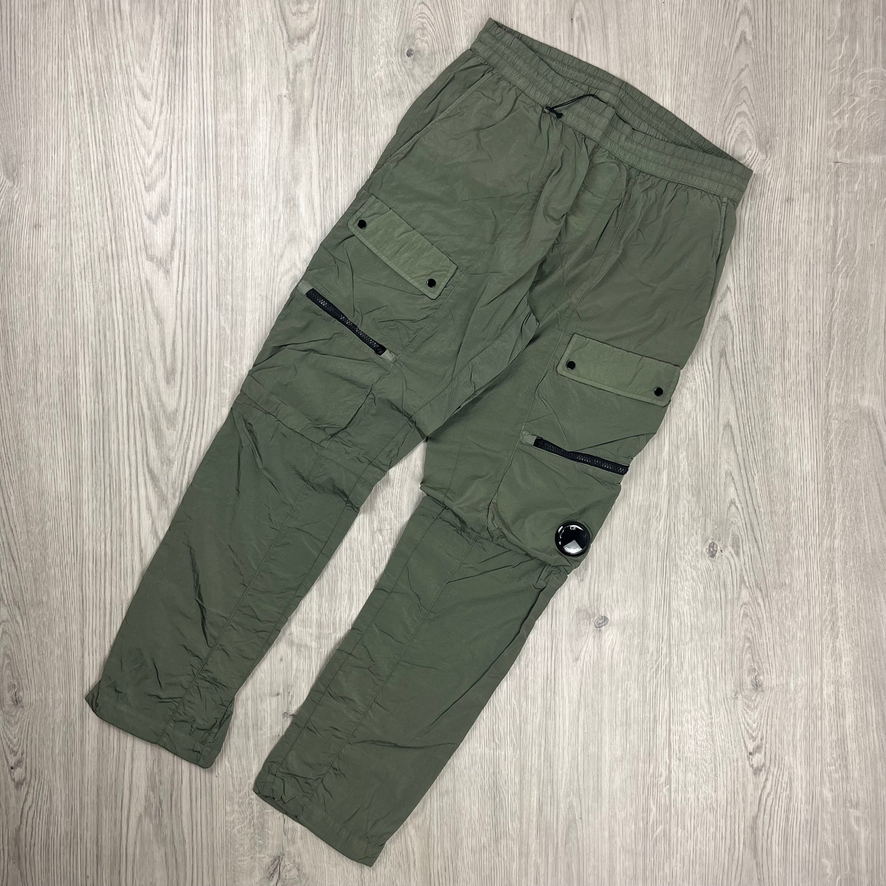 CP Company Chrome Cargo Trousers - Agave Green