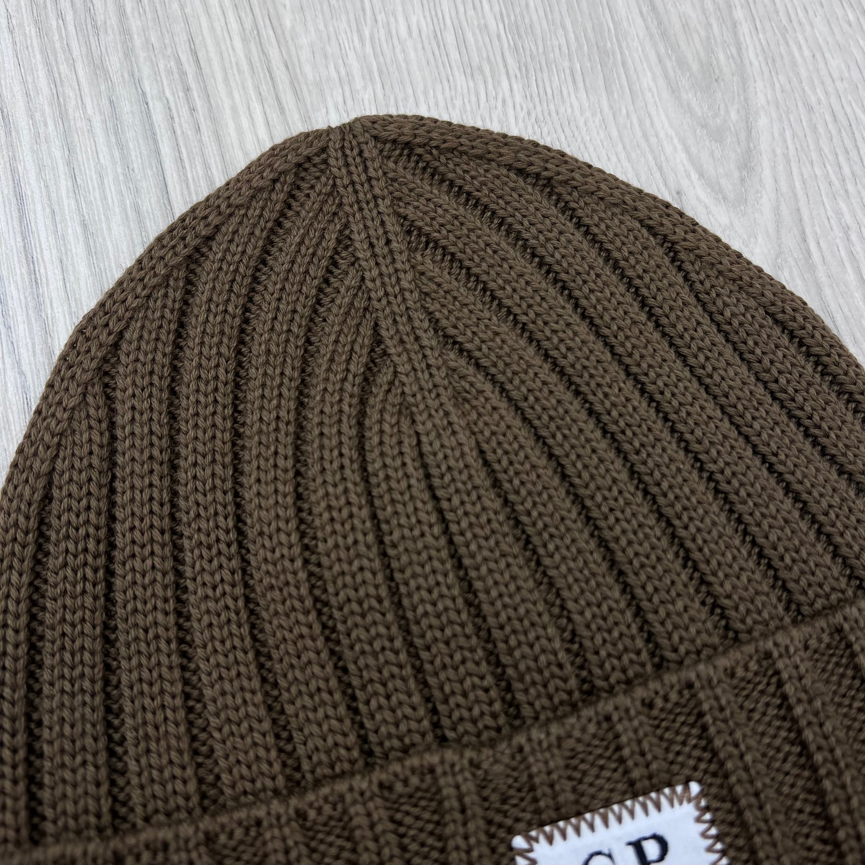 CP Company Patch Beanie - Ermine