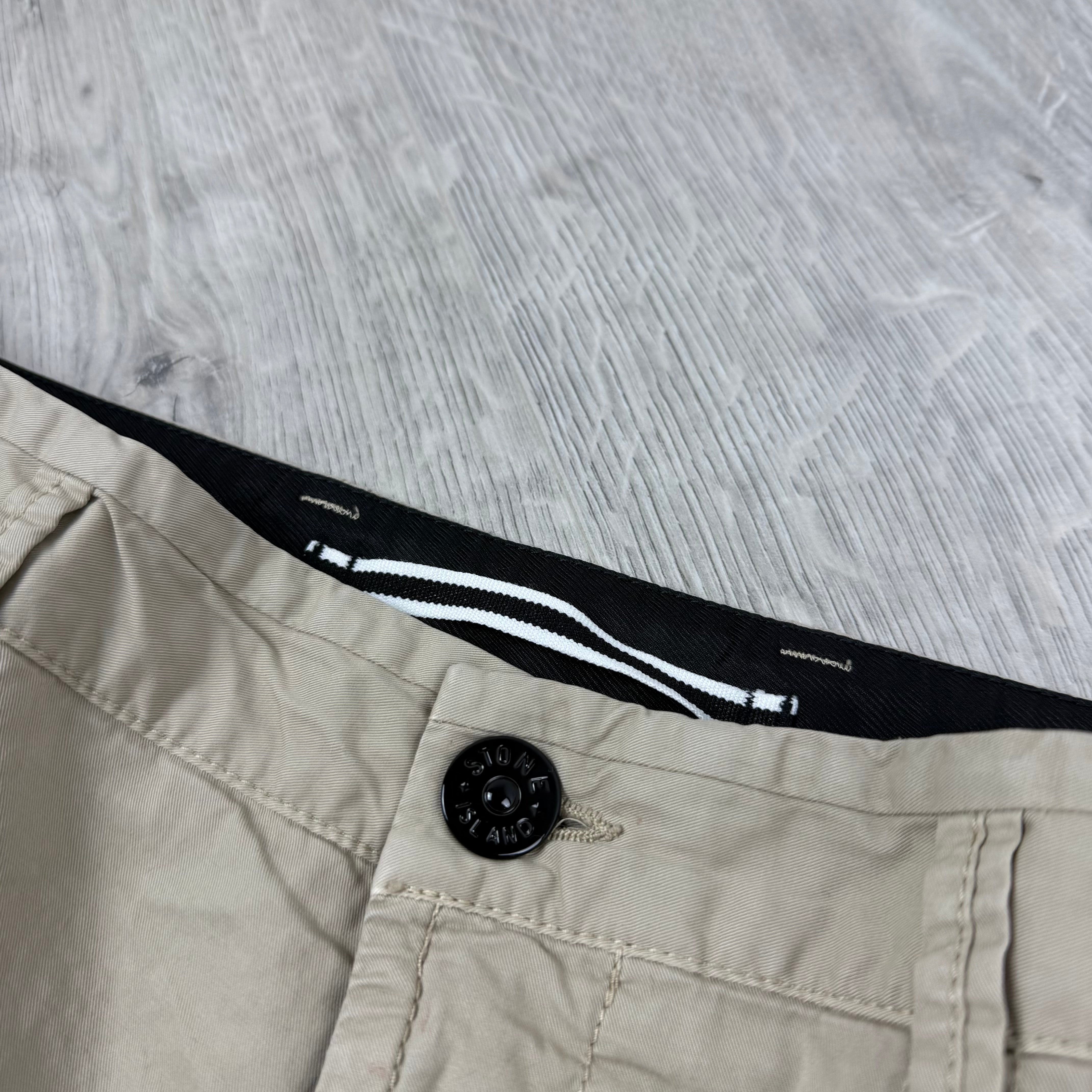 Stone Island Supima Cargo Trousers - Desert