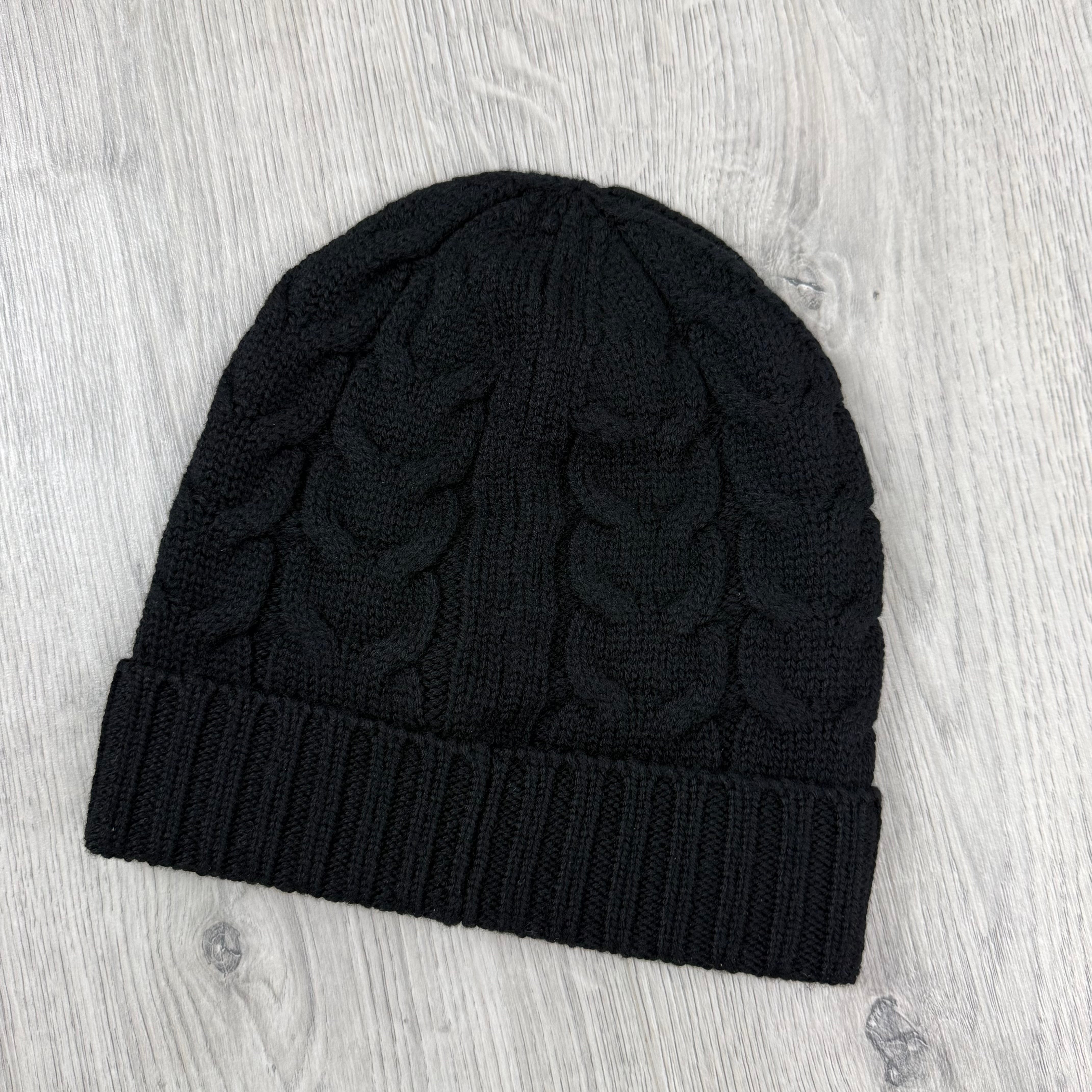 Moncler Junior Knit Beanie - Black