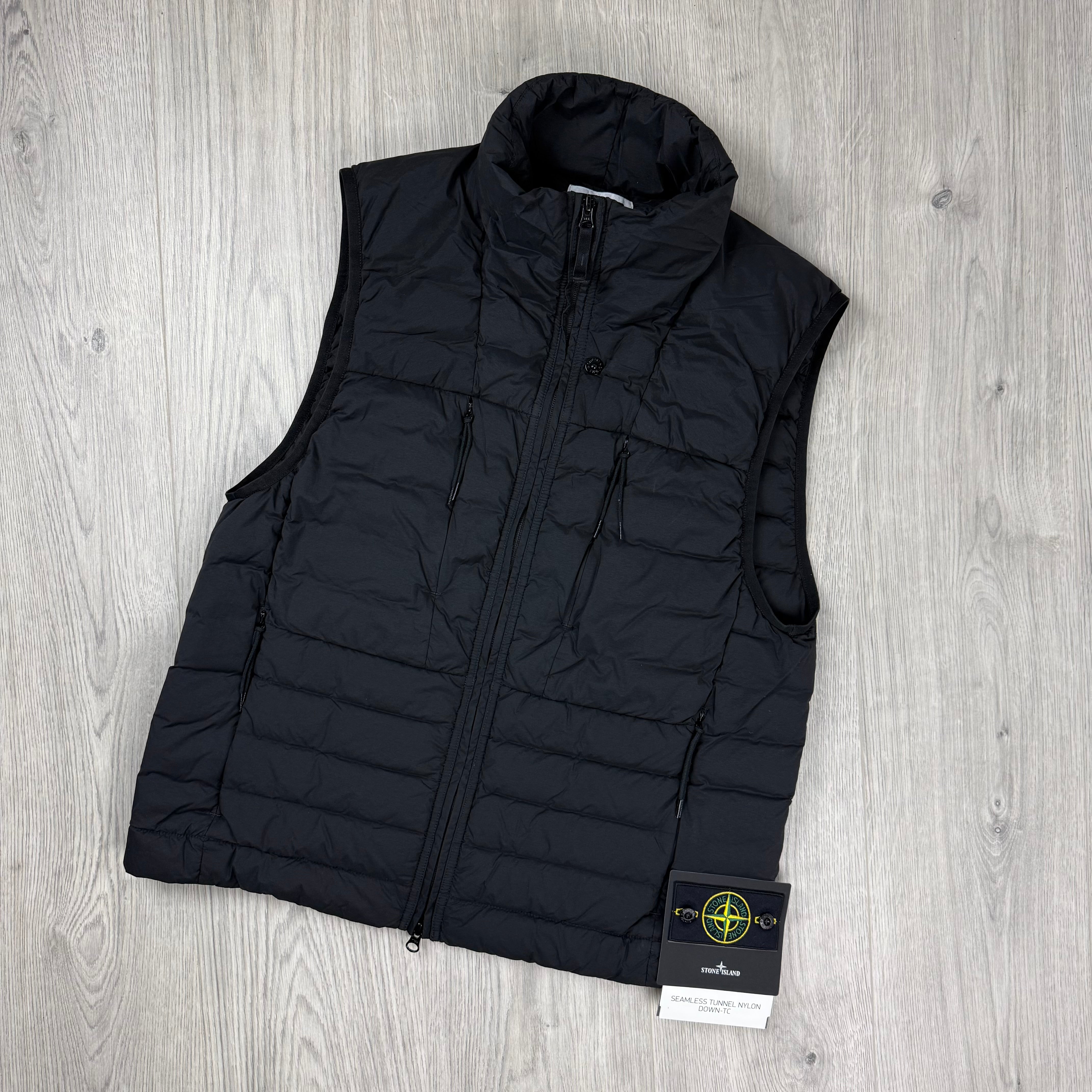 Stone Island Seamless Down Gilet - Black