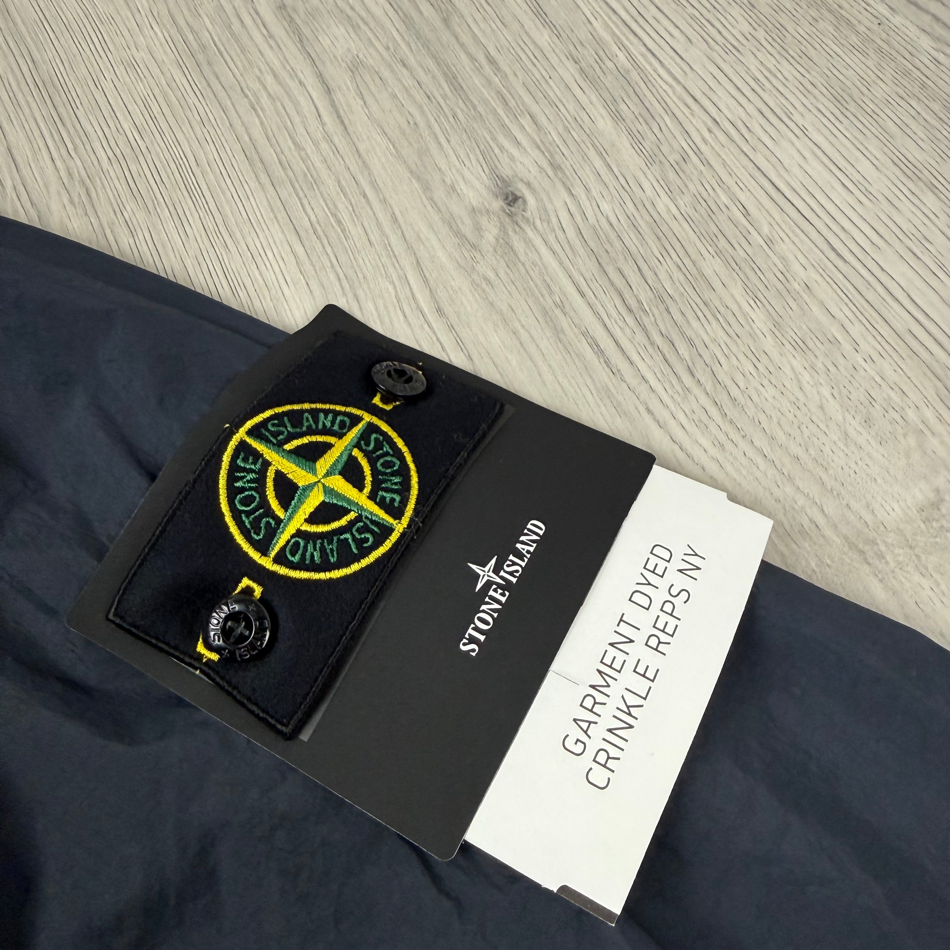 Stone Island Crinkle Reps NY Jacket - Navy