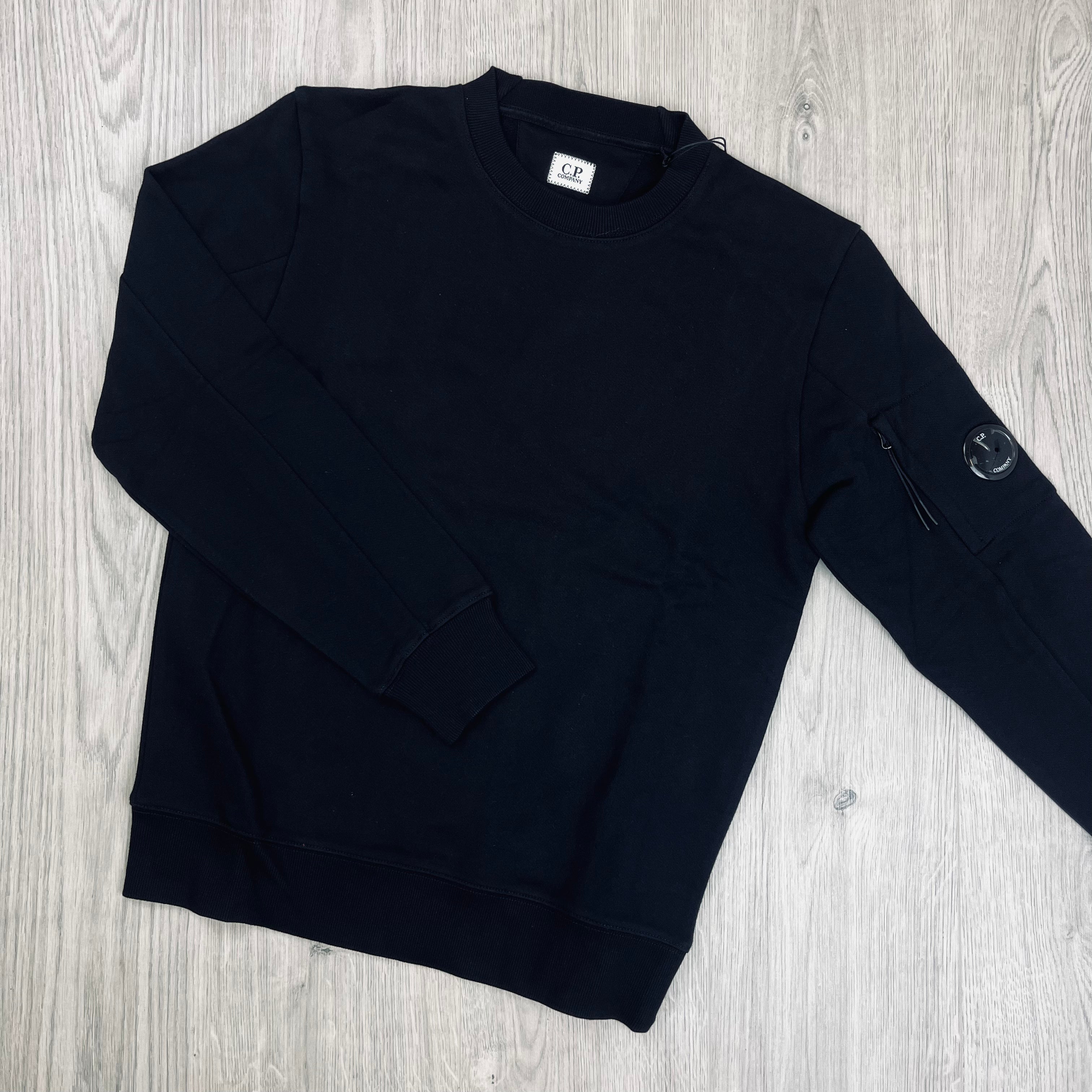 CP Company Raised Fleece Tracksuit - Black