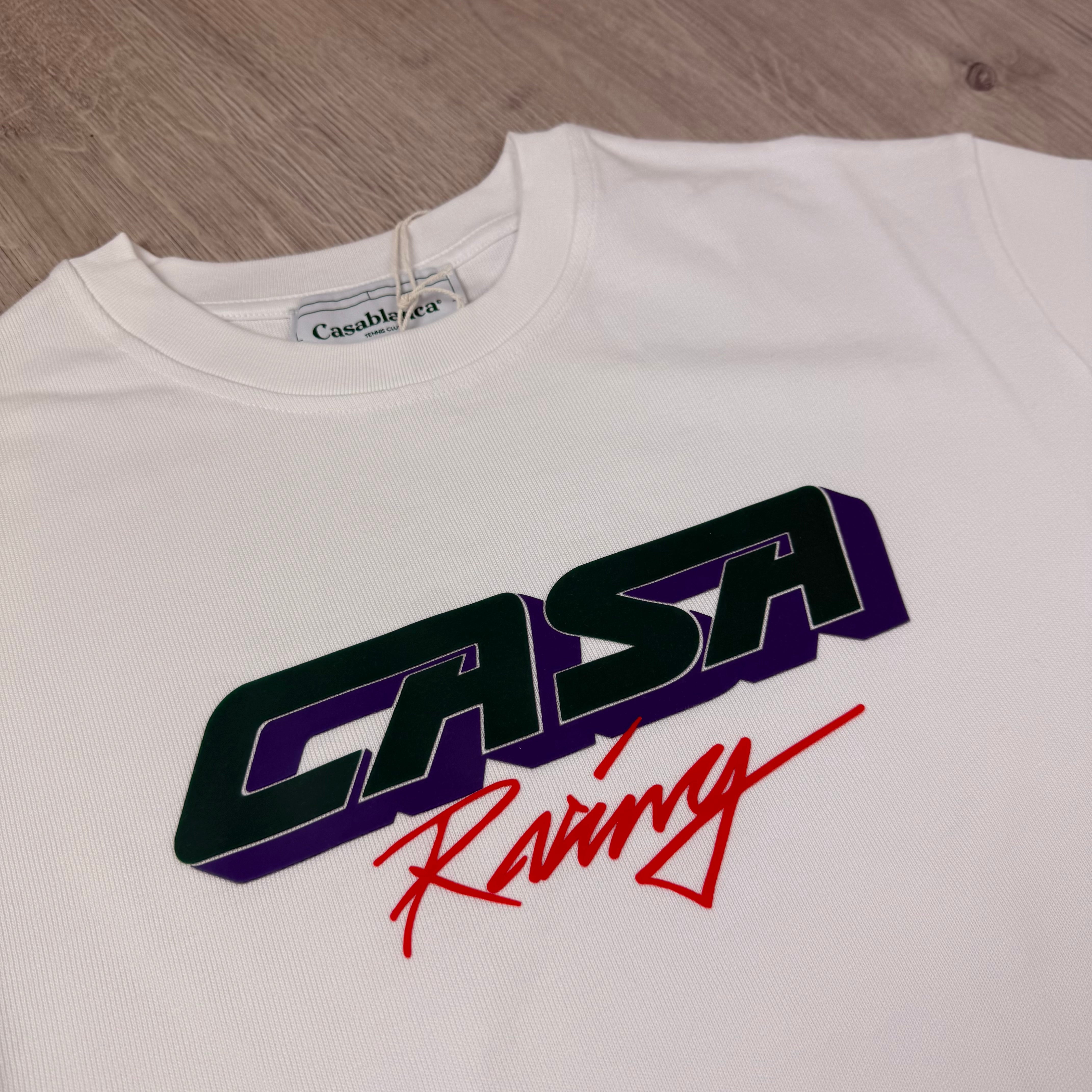 Casablanca 'Casa Racing' T-Shirt - White