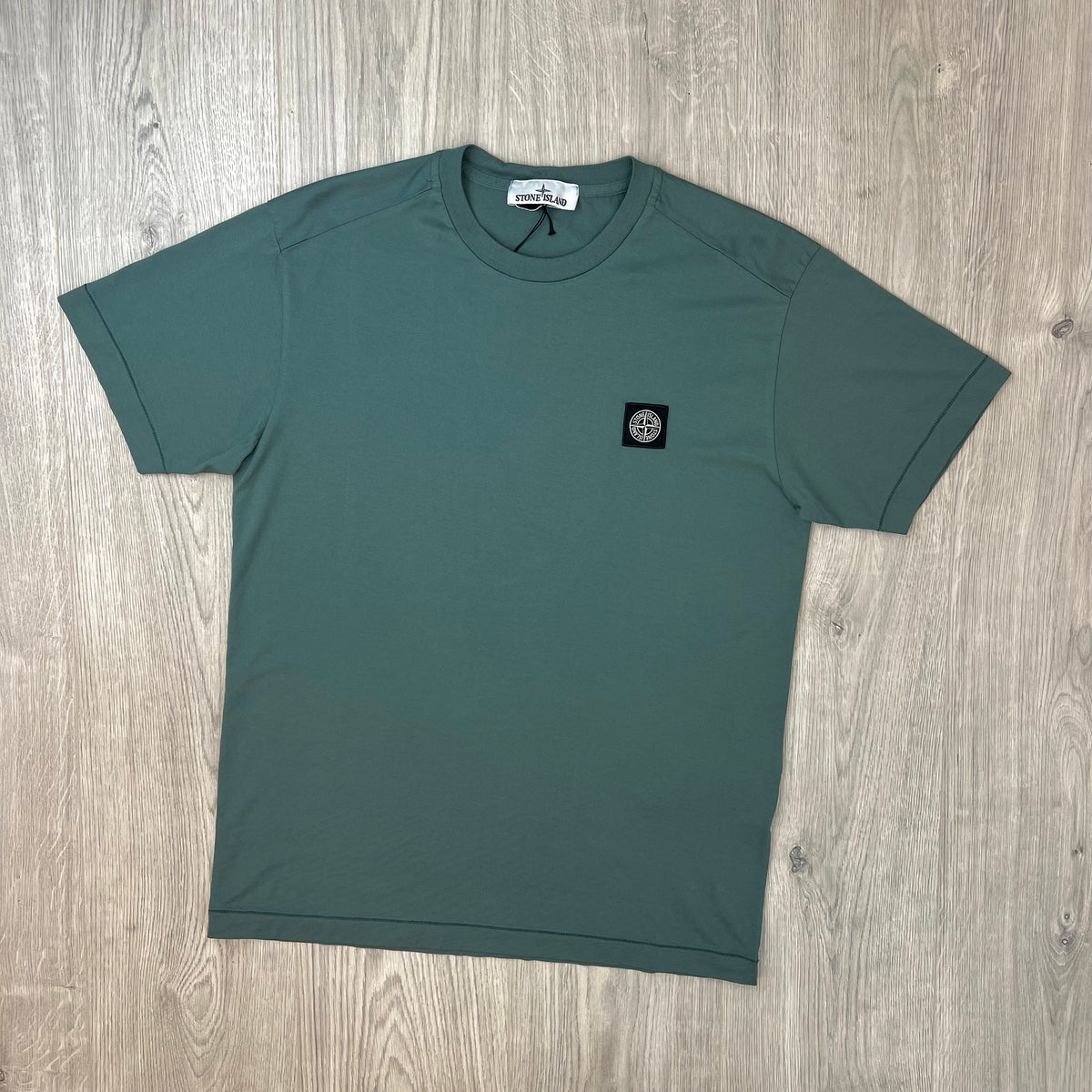 Stone Island Patch T-Shirt - Ocean Green