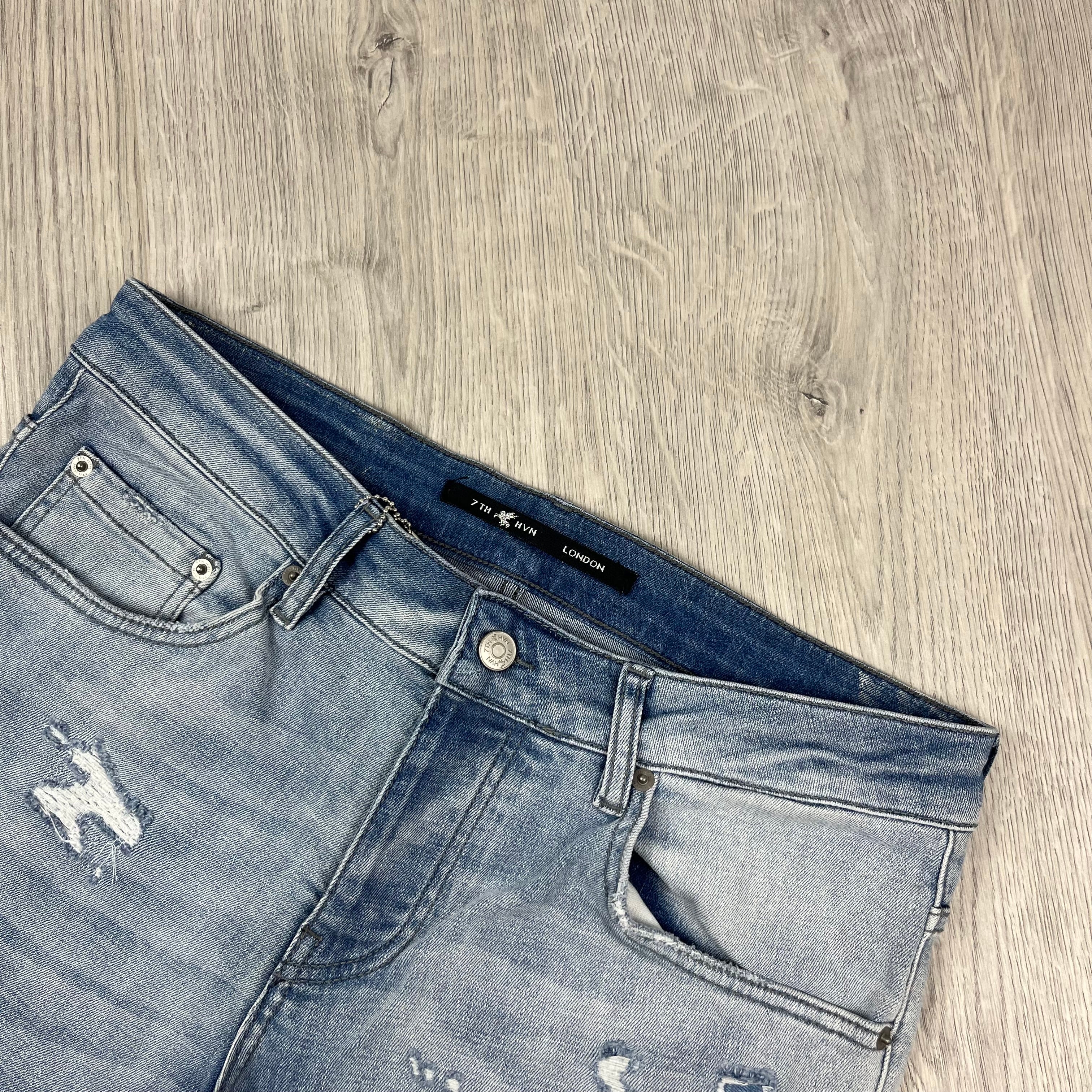 7TH HVN Slim Jeans - Blue