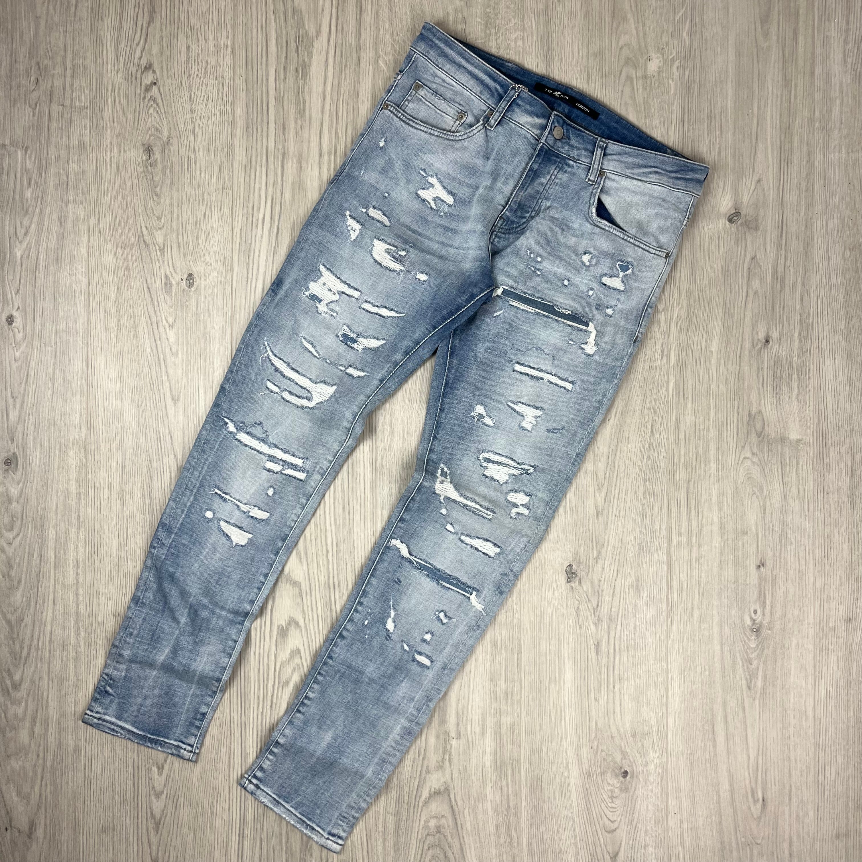 7TH HVN Slim Jeans - Blue