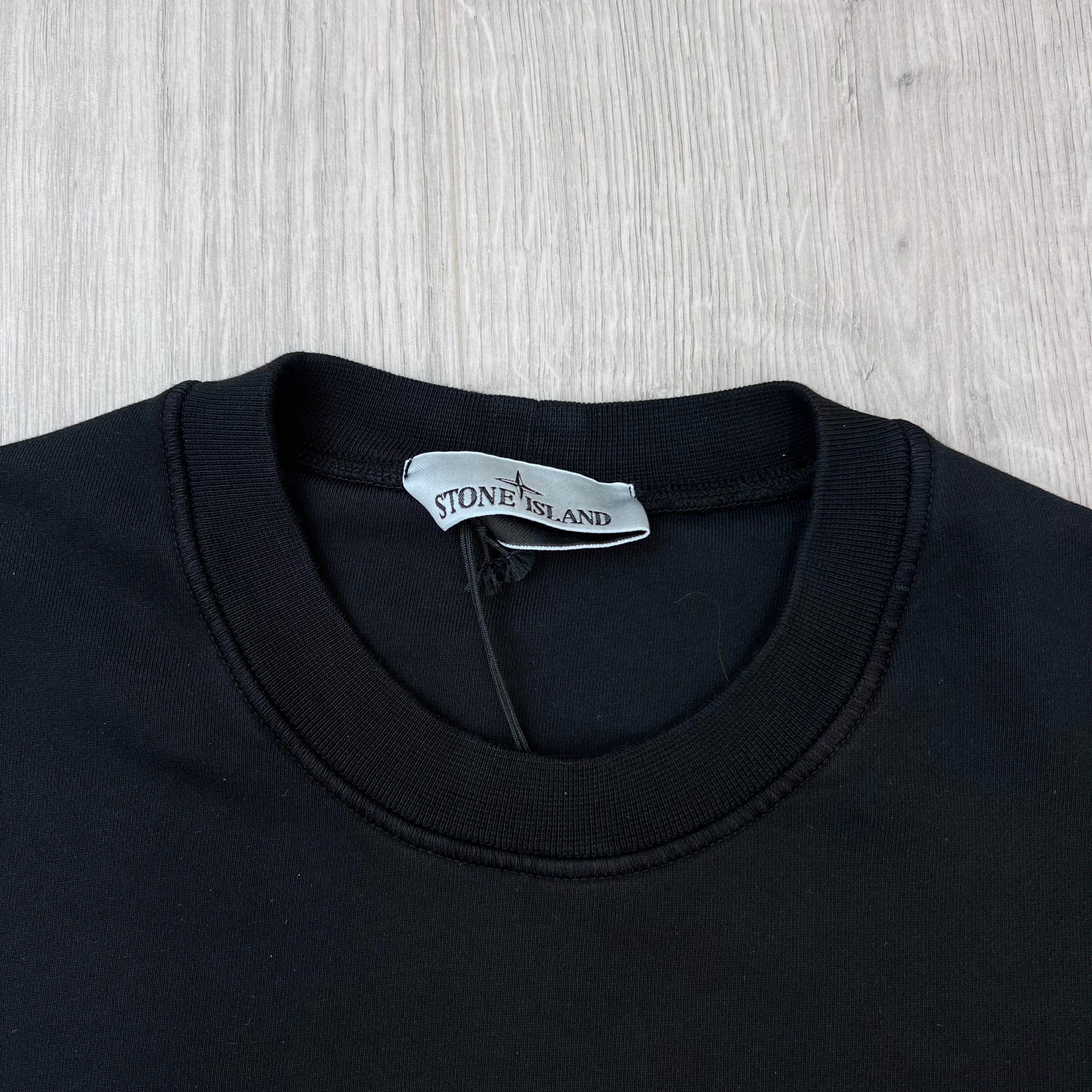 Stone Island Dyed Sweatshirt - Black
