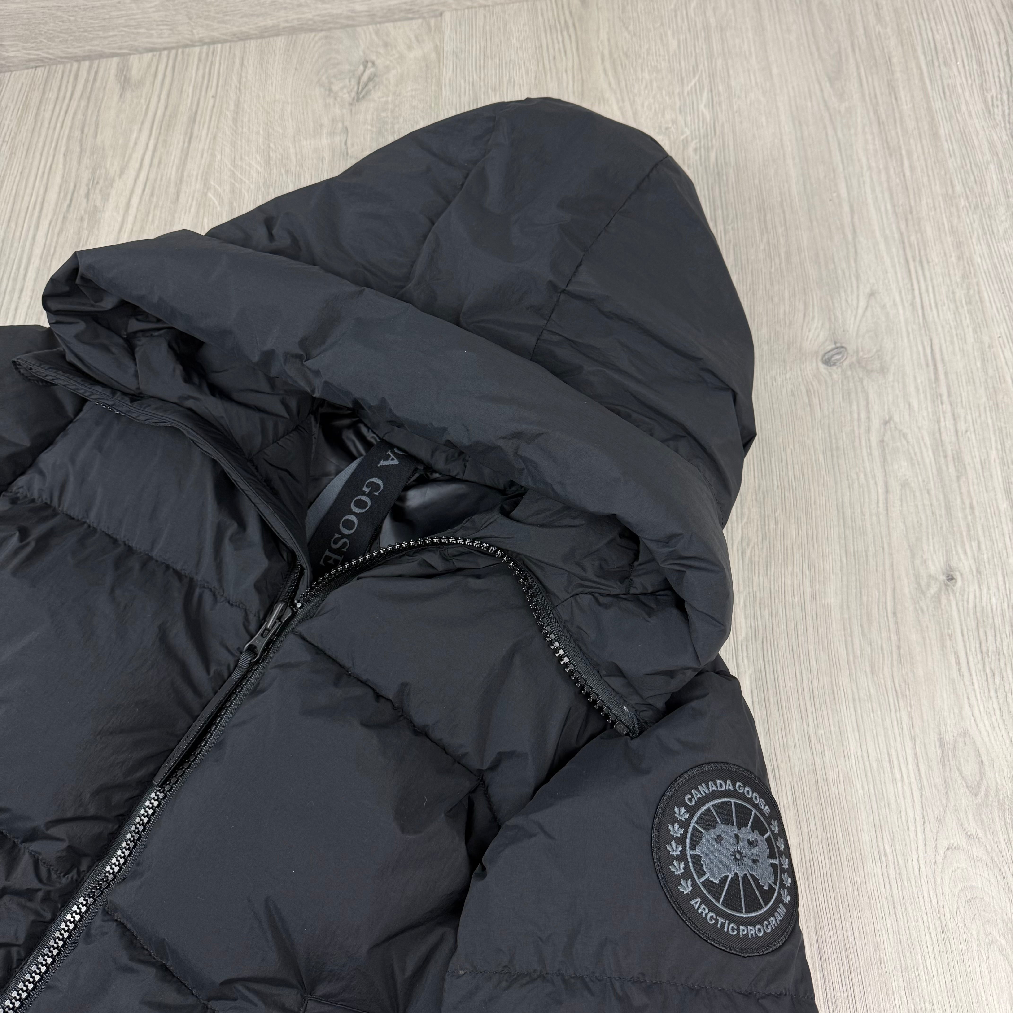 Men's Canada Goose 'Crofton' Puffer Jacket in Black. On sale at Open Attire.