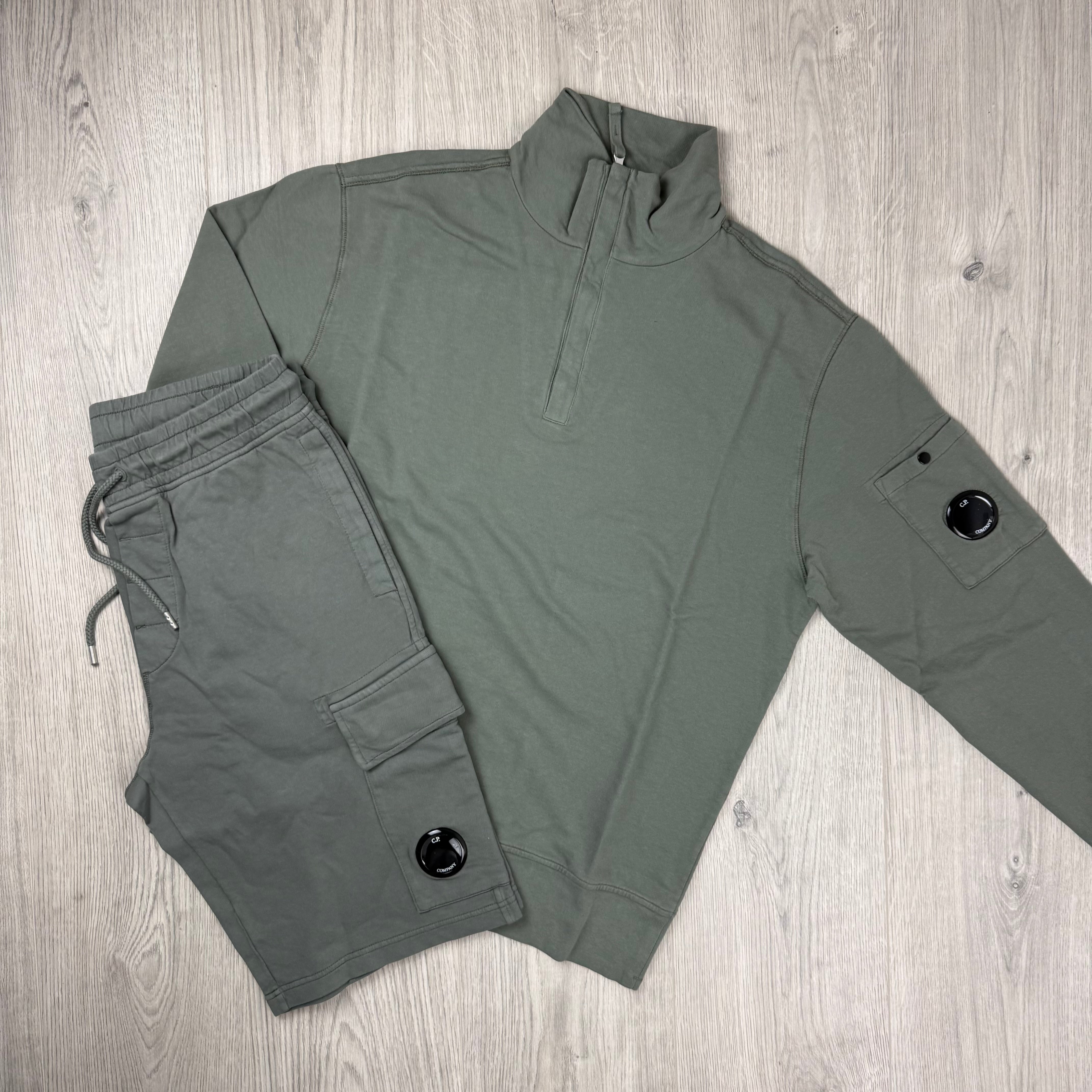 CP Company Light Fleece Tracksuit - Gunmetal