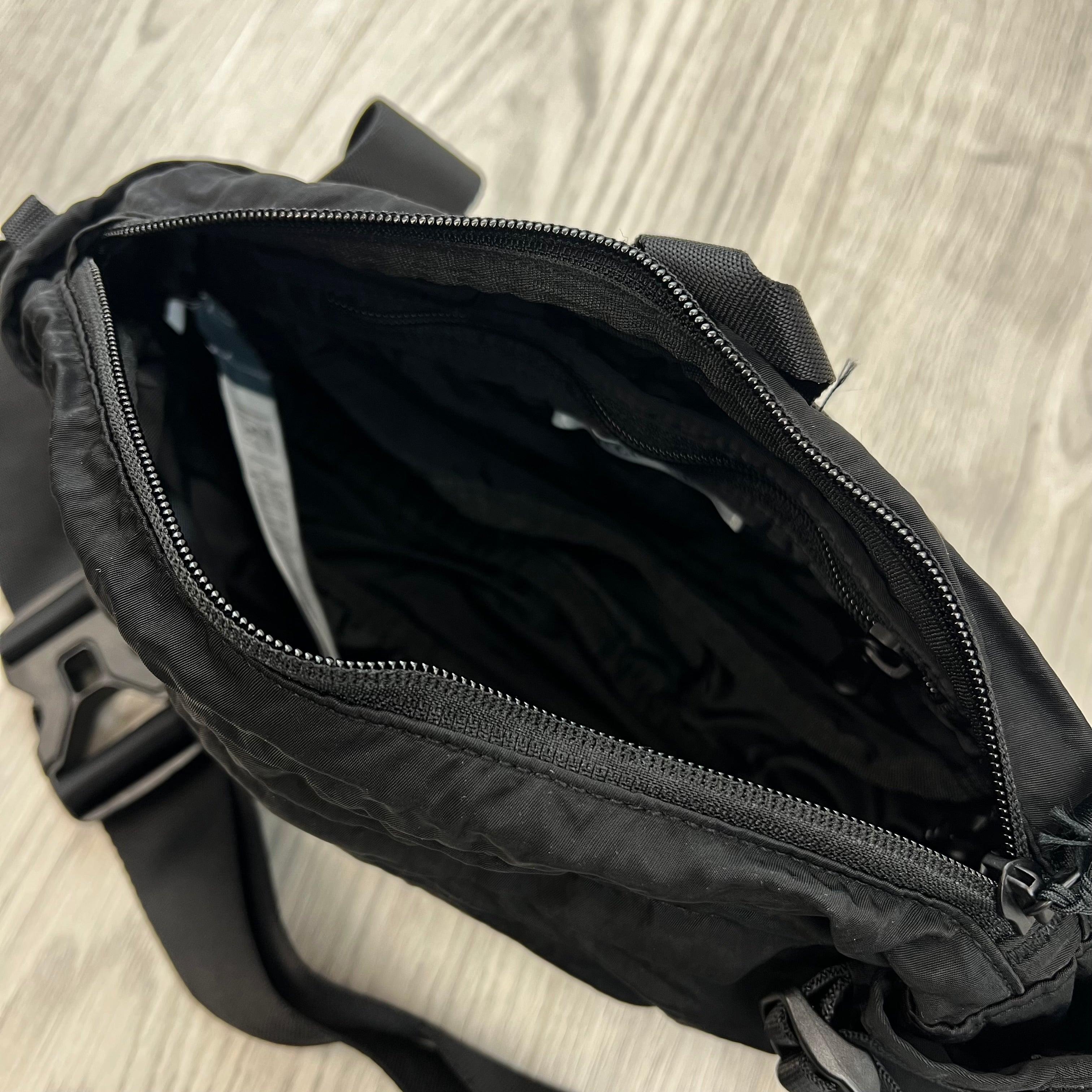 CP Company Zip Chrome Bag - Black