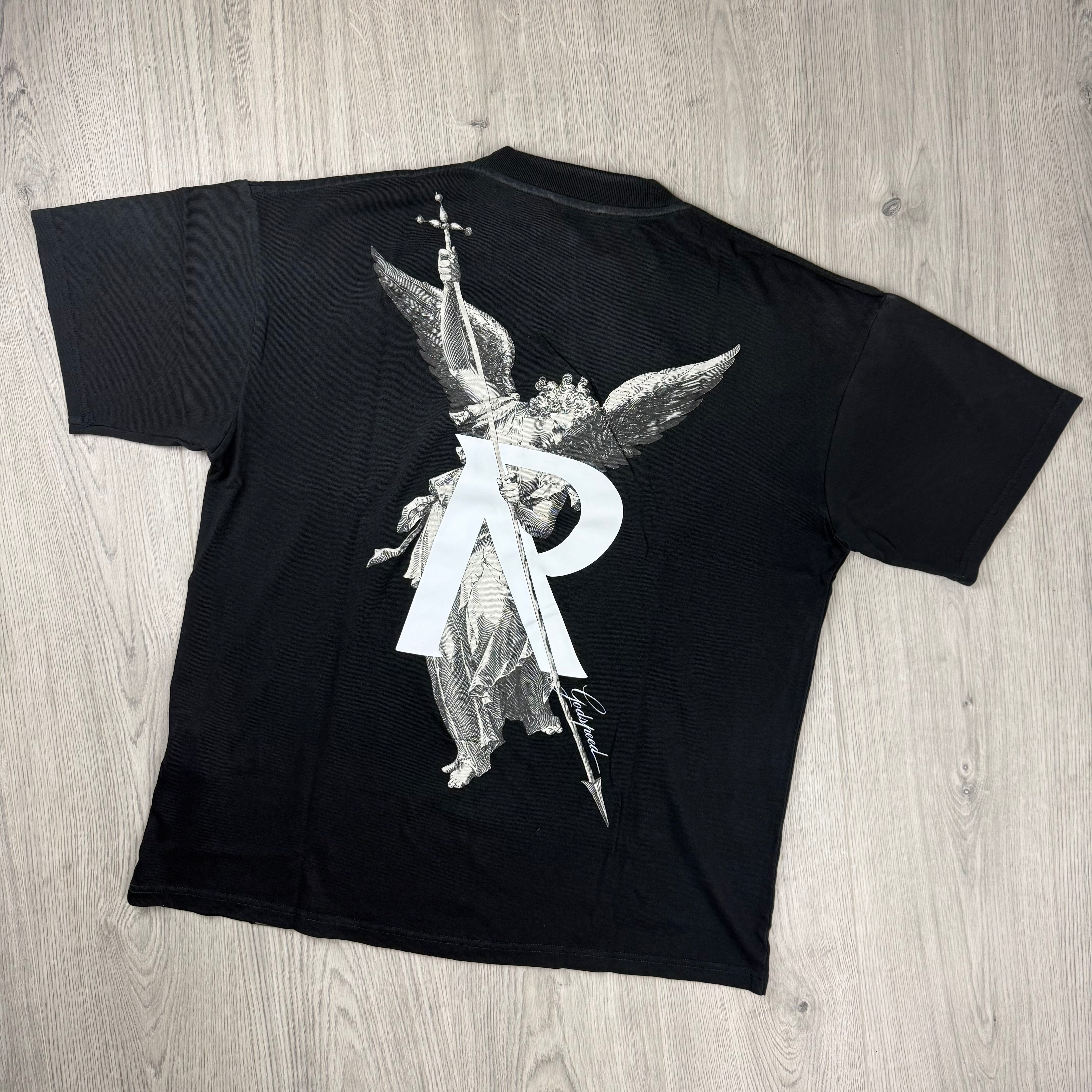 Represent 'Archangel' T-Shirt - Stained Black