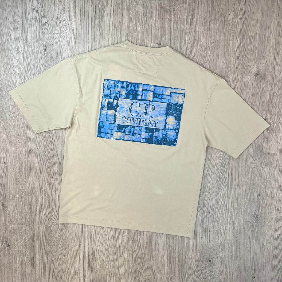 CP Company Logo T-Shirt - Silver Birch