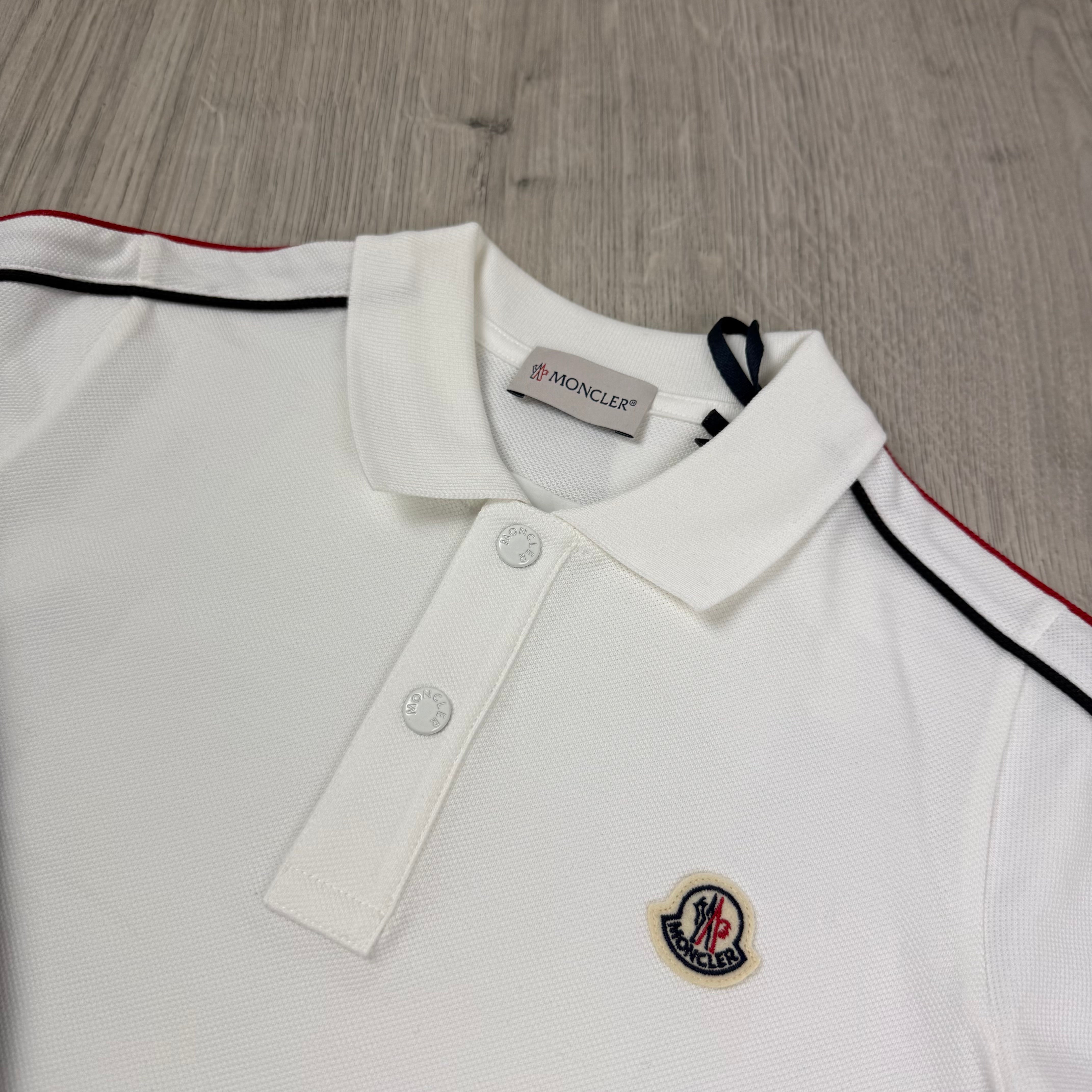 Moncler Junior Trimmed Set - White/Navy