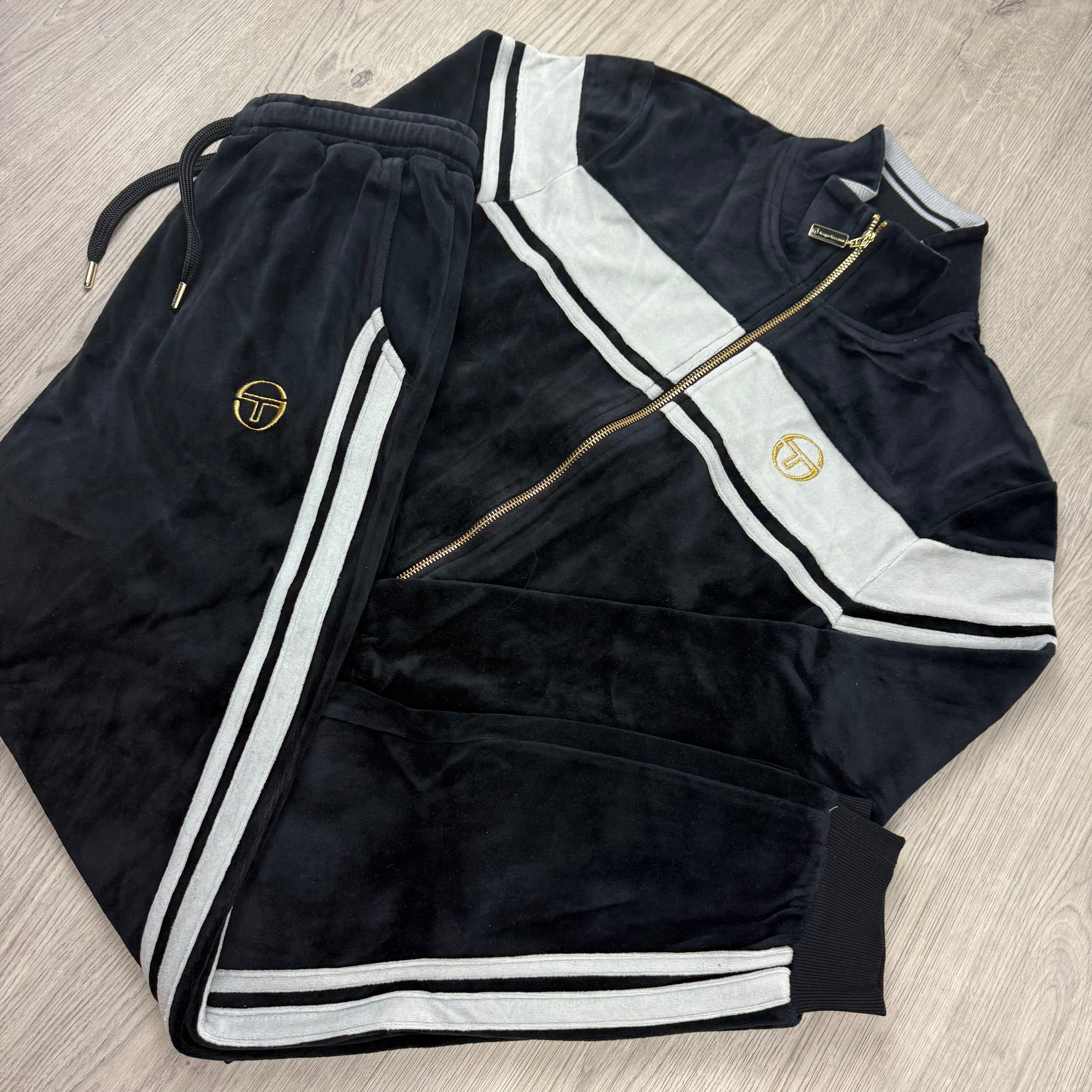 Sergio Tacchini 'New Damarindo' Velour Tracksuit - Black