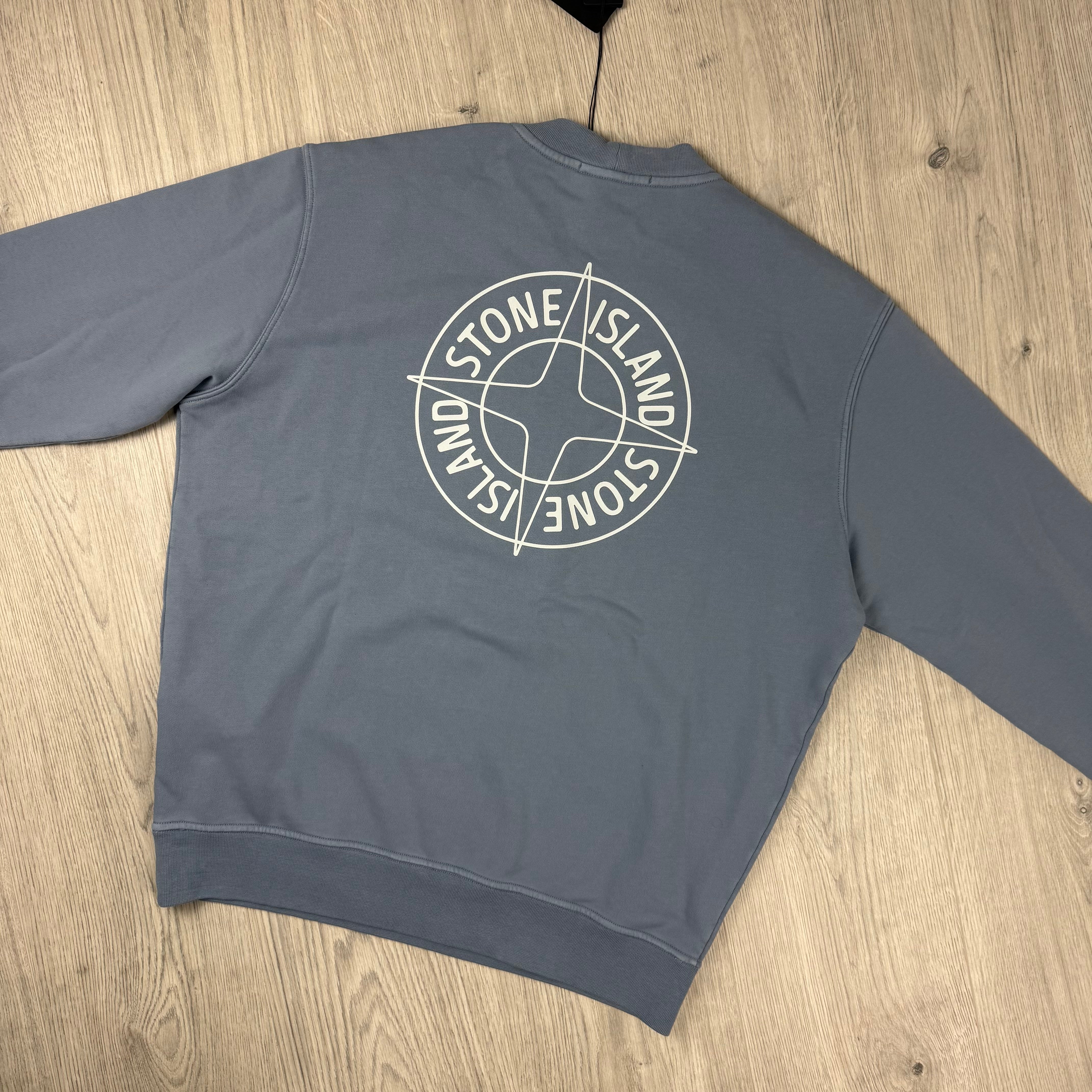 Stone Island Printed Sweatshirt - Avio Blue