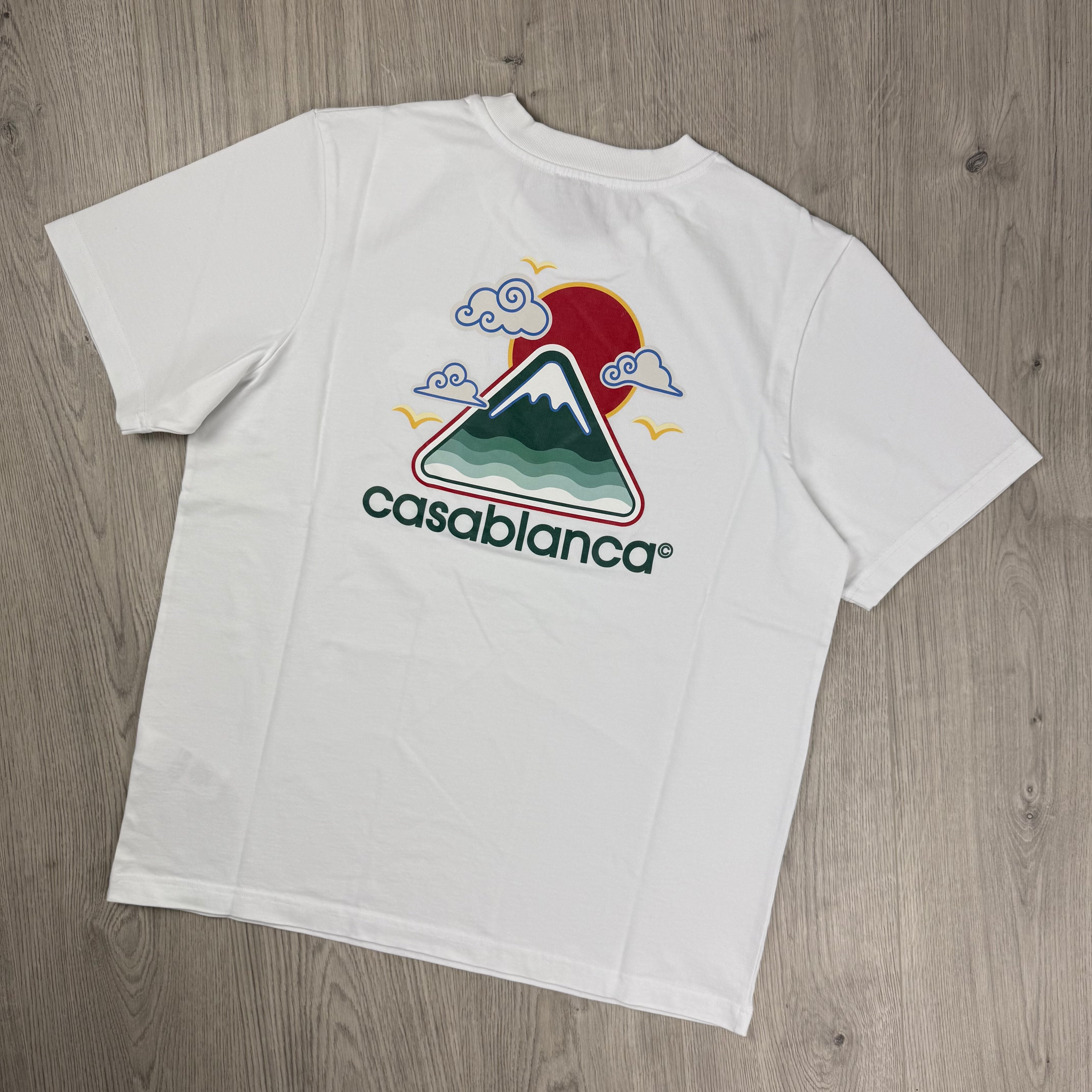 Casablanca 'Montagne Ondulee' T-Shirt - White