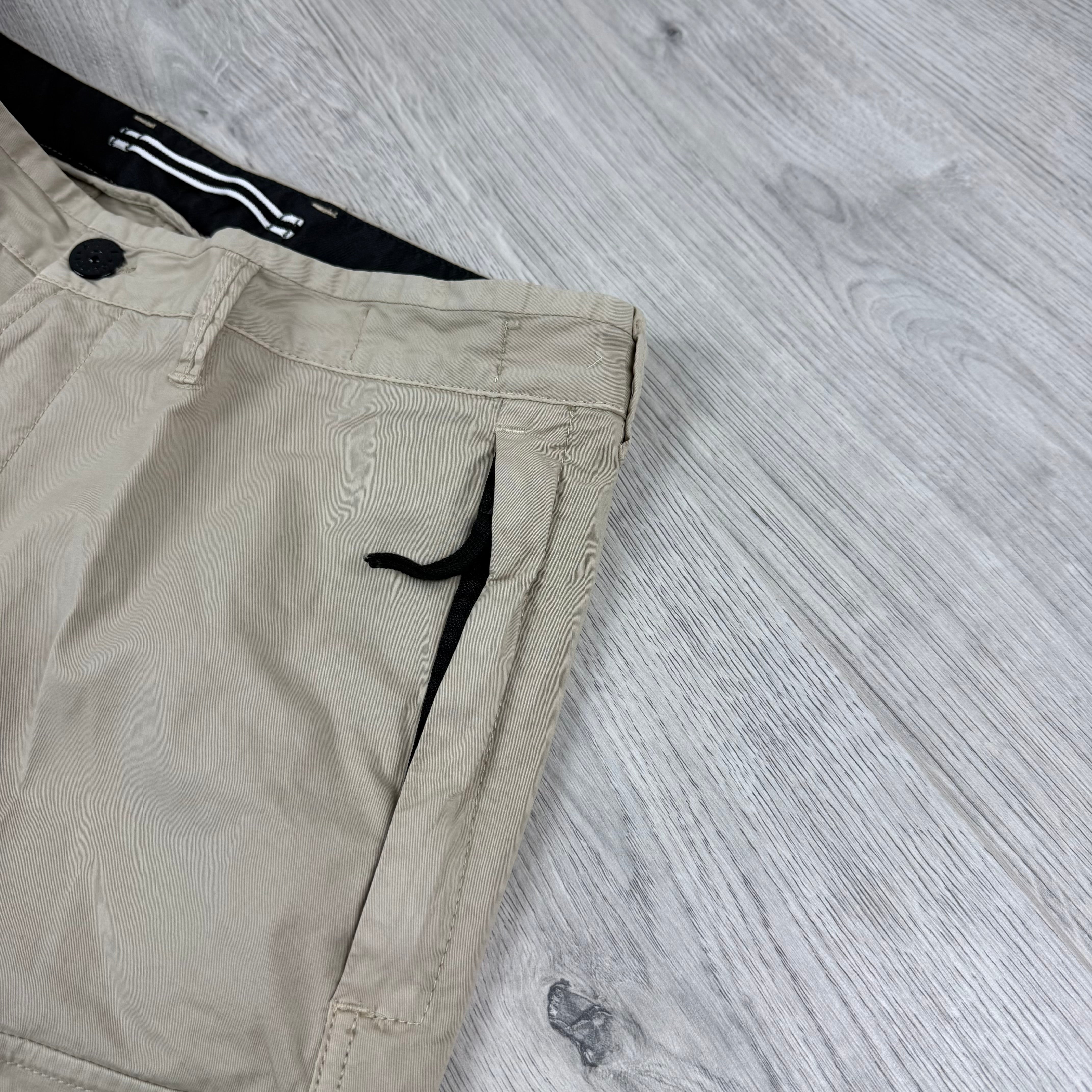 Stone Island Supima Cargo Shorts - Desert