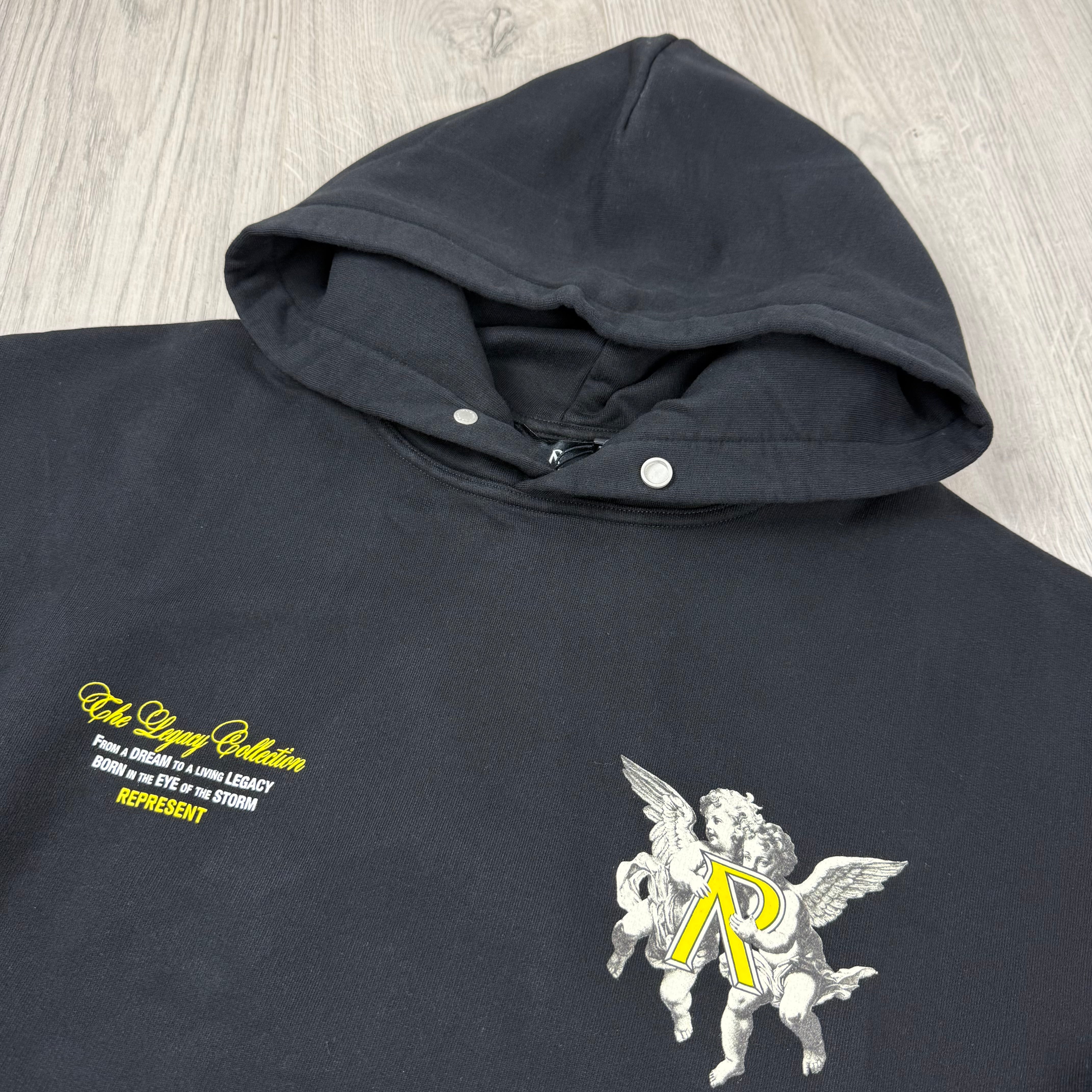 Represent 'Cherub' Hoodie - Jet Black