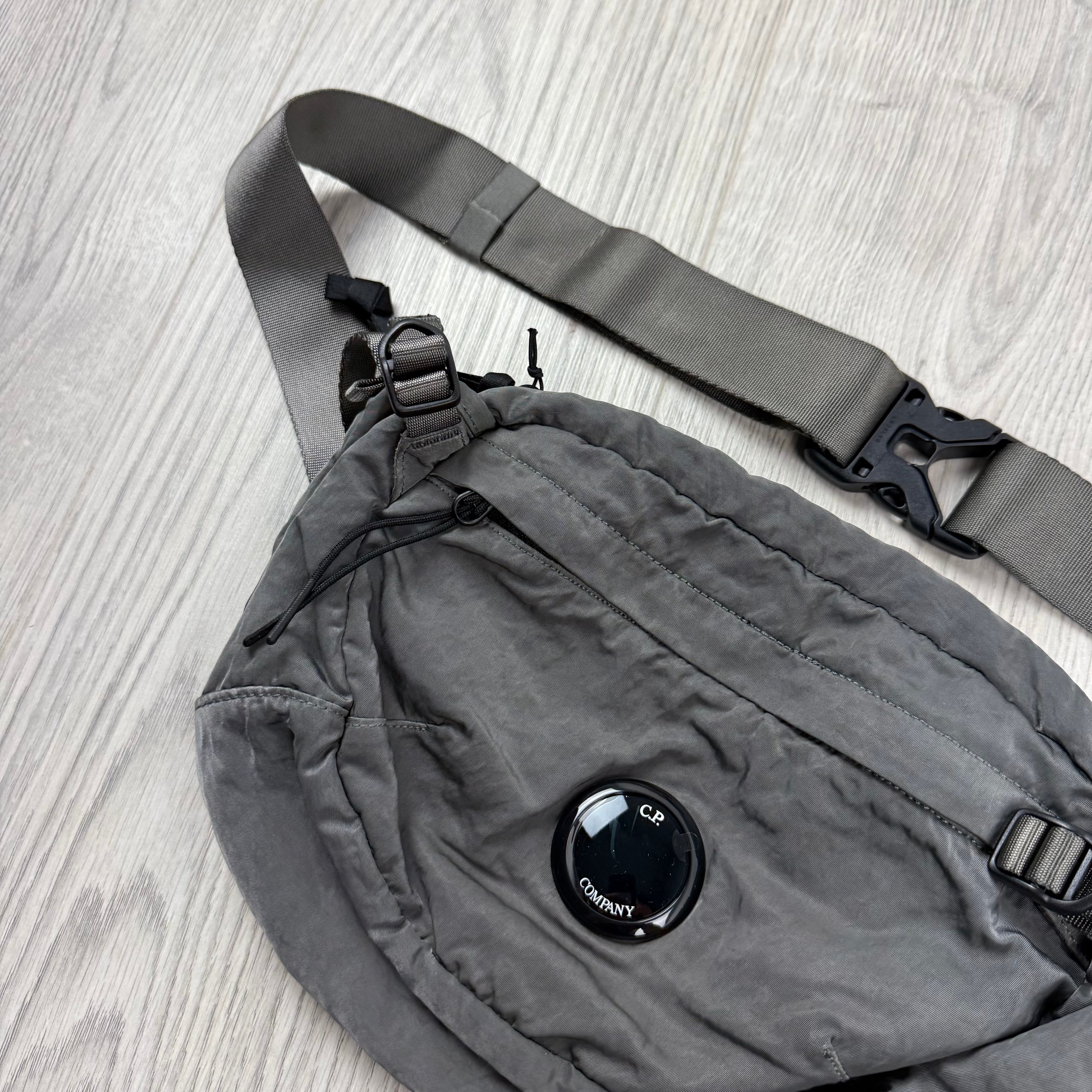 CP Company Zip Chrome Bag - Gunmetal