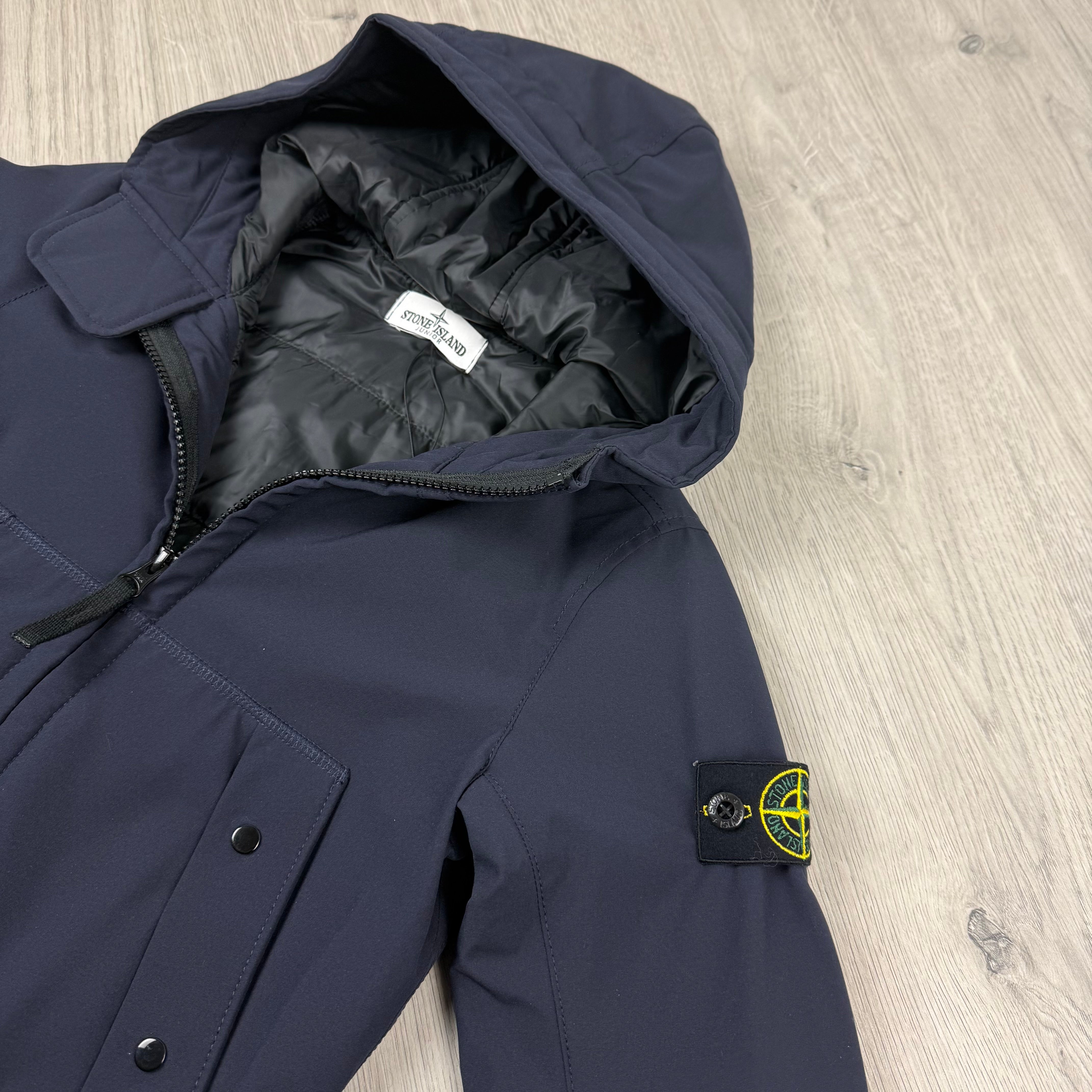 Stone Island Junior Shell Jacket - Navy