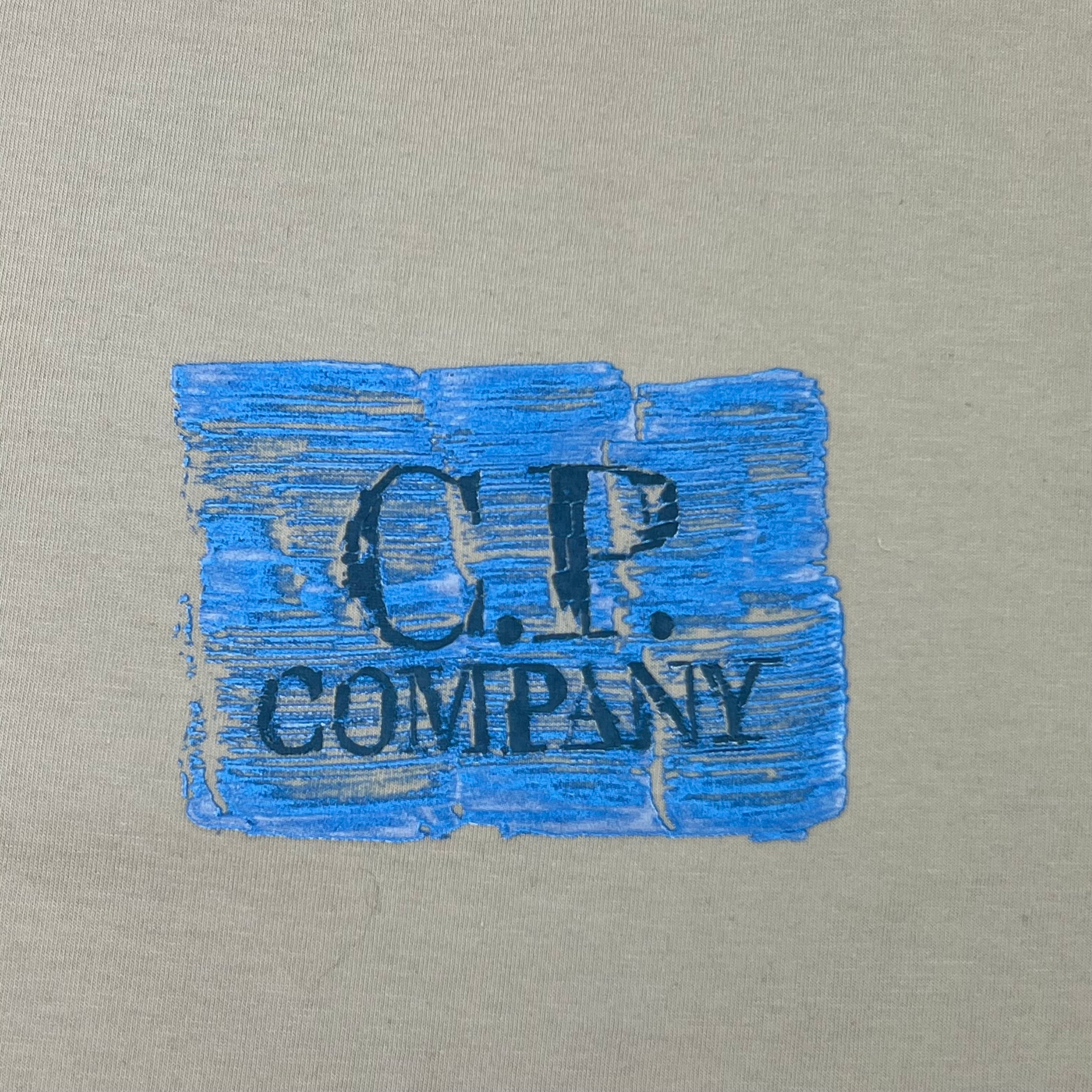 CP Company Logo T-Shirt - Silver Birch
