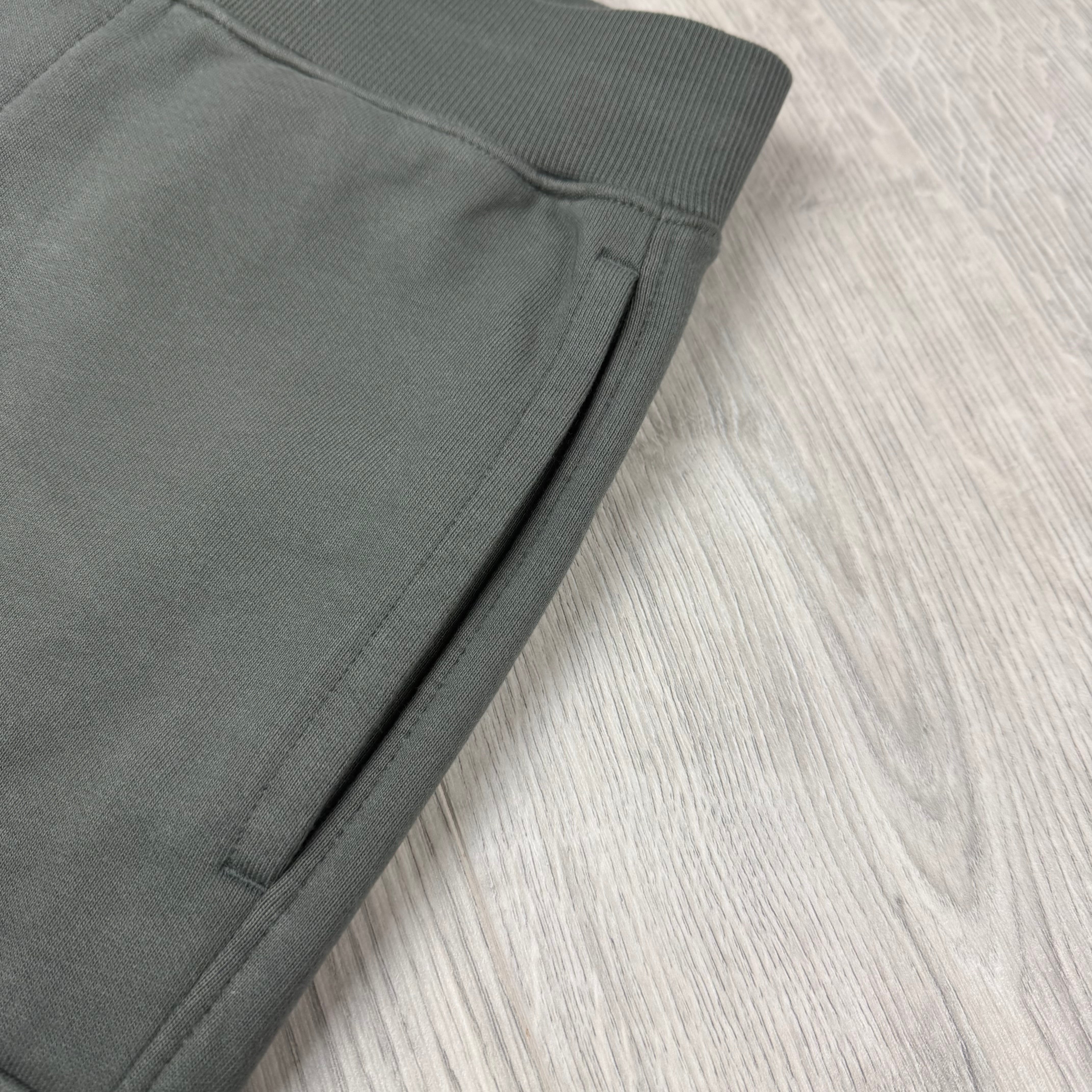 CP Company Raised Fleece Sweatpants - Gunmetal