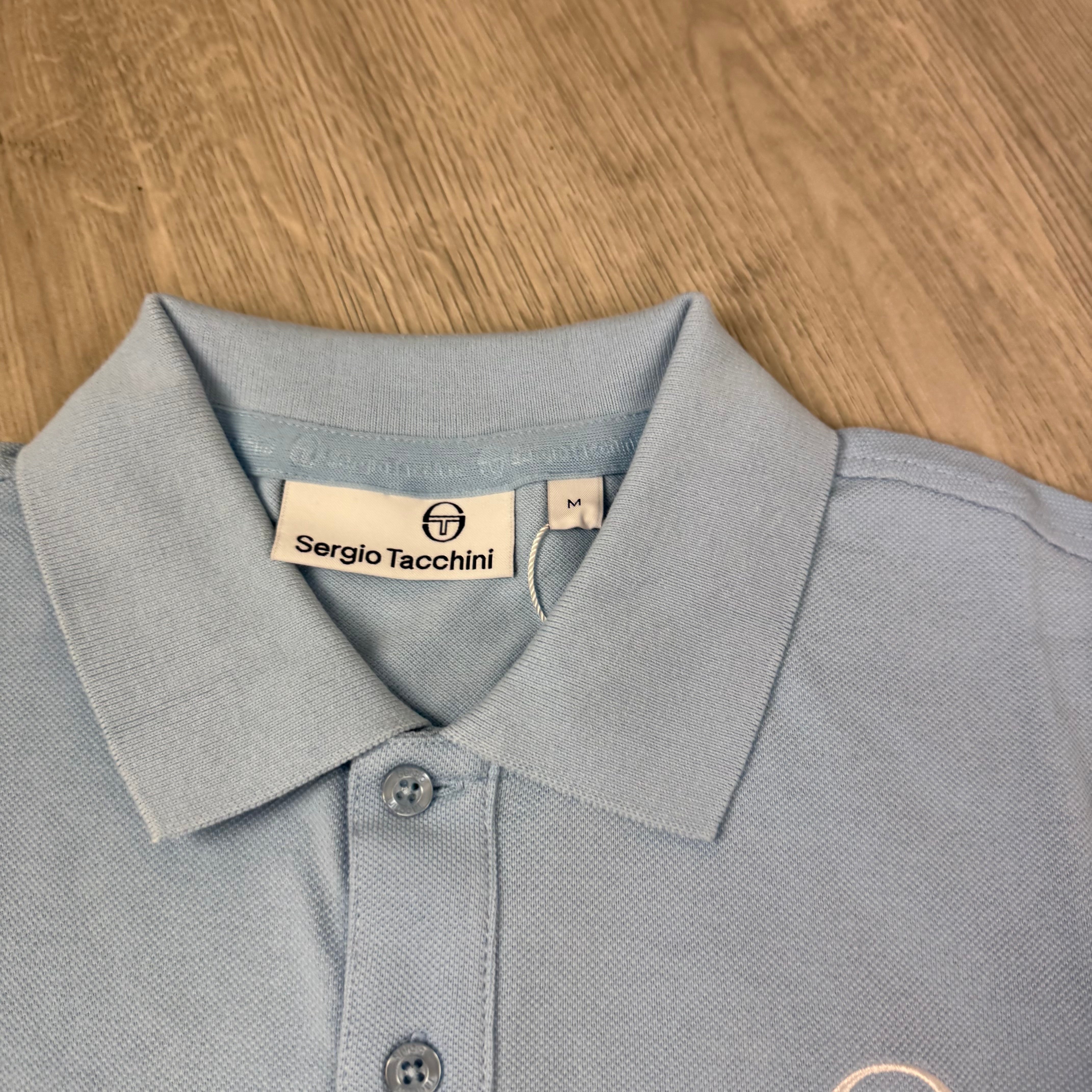Sergio Tacchini 'Classica' Polo Shirt - Baby Blue