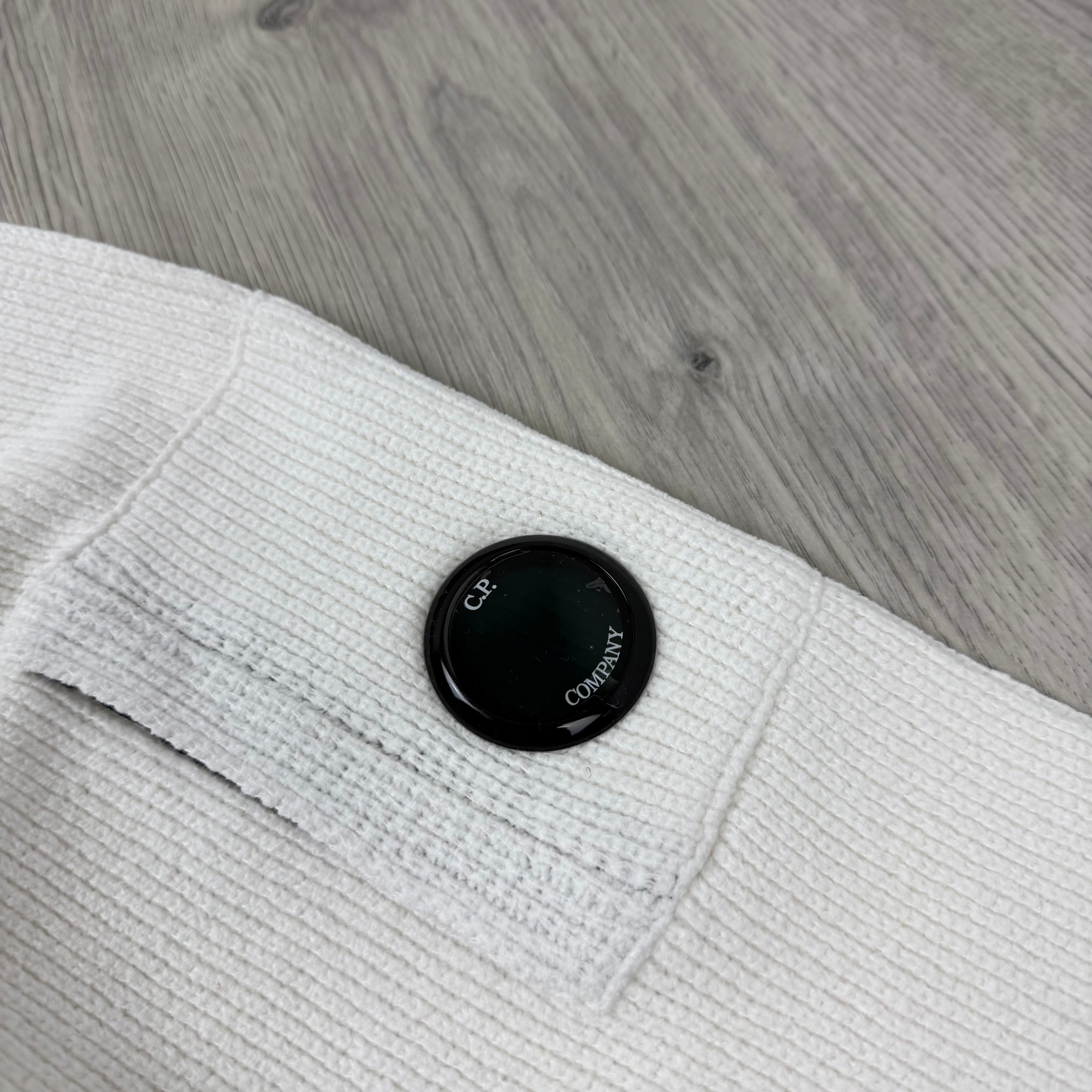 CP Company Chenille Sweatshirt - White