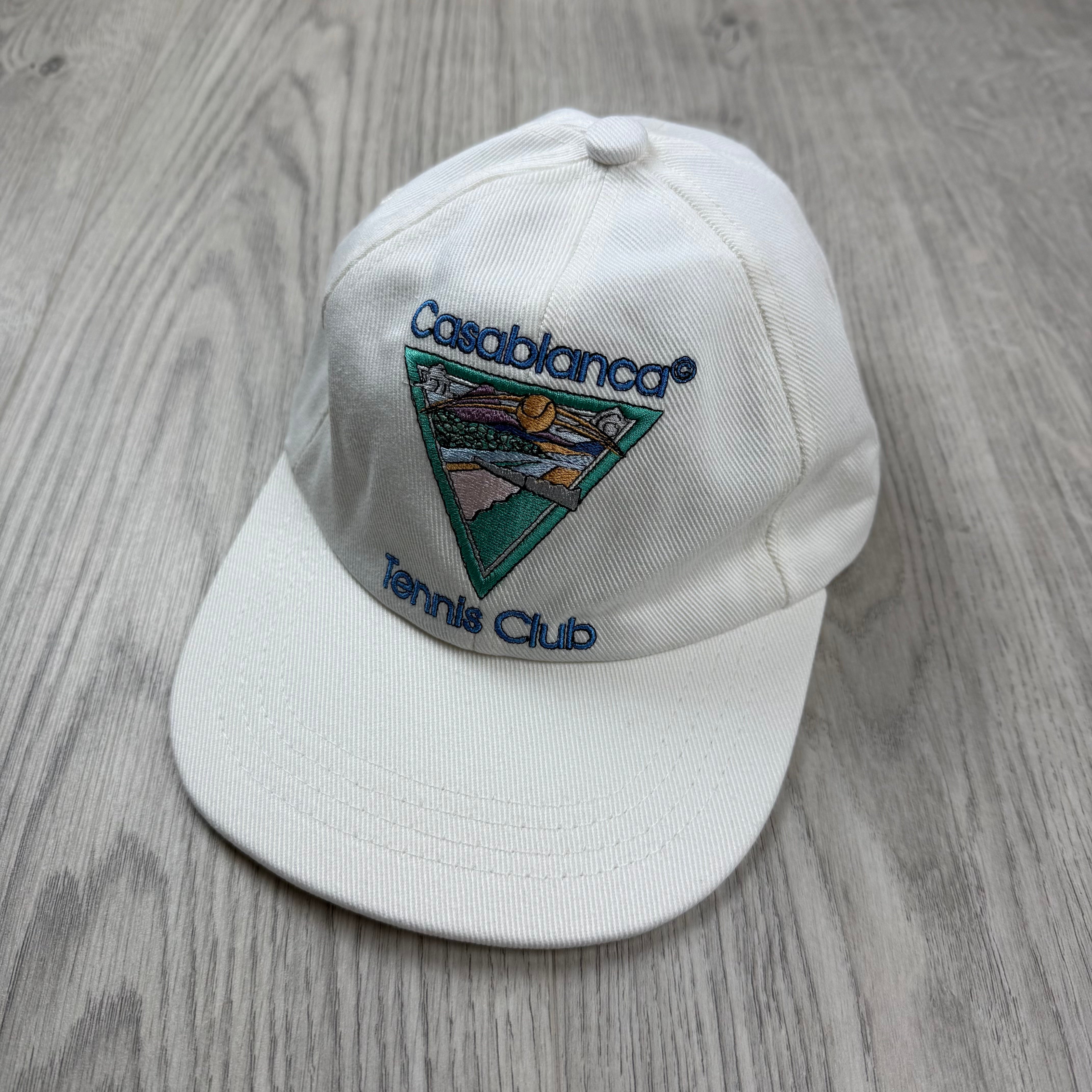 Casablanca 'Tennis Club' Baseball Cap - White