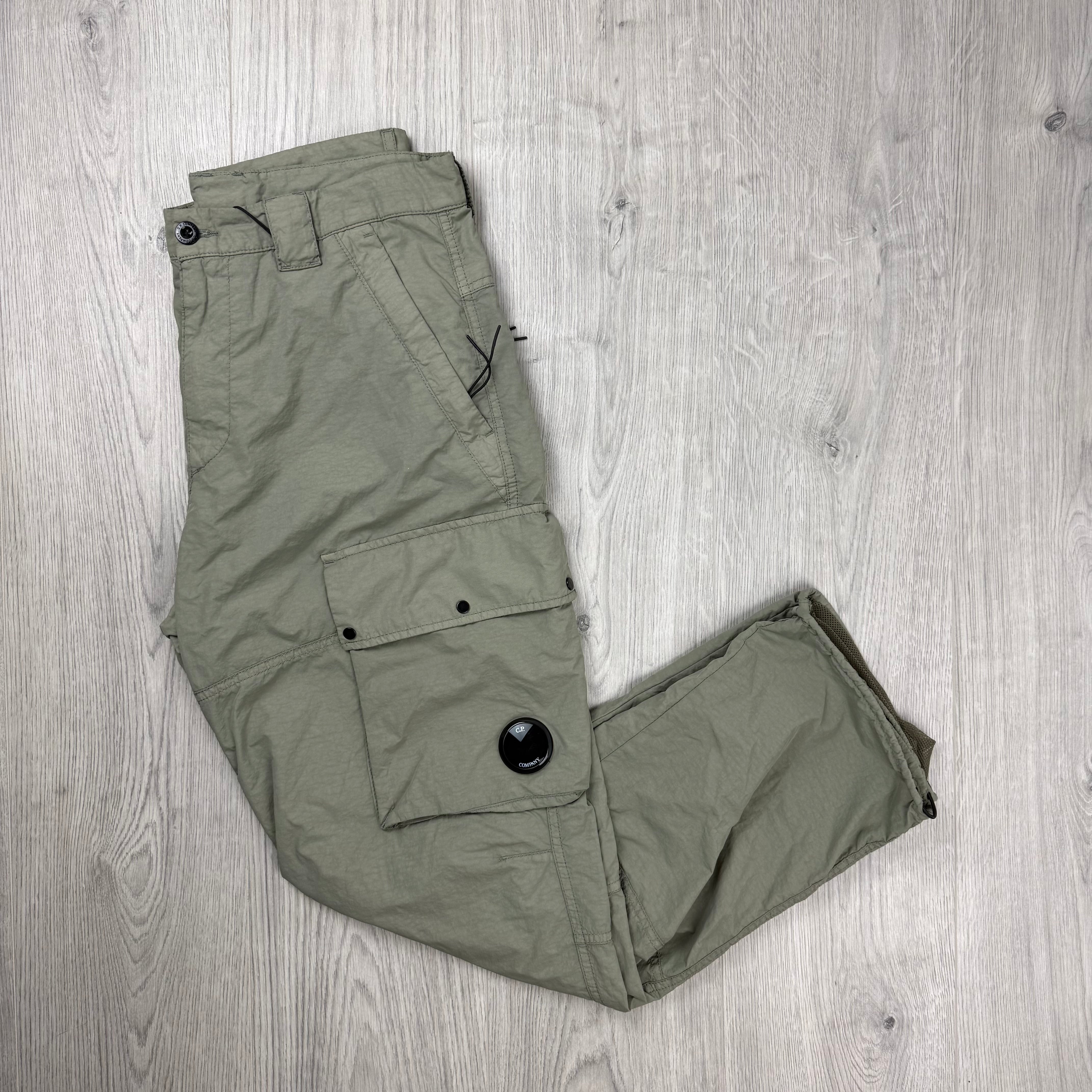 CP Company Chrome Cargo Trousers - Silver Sage
