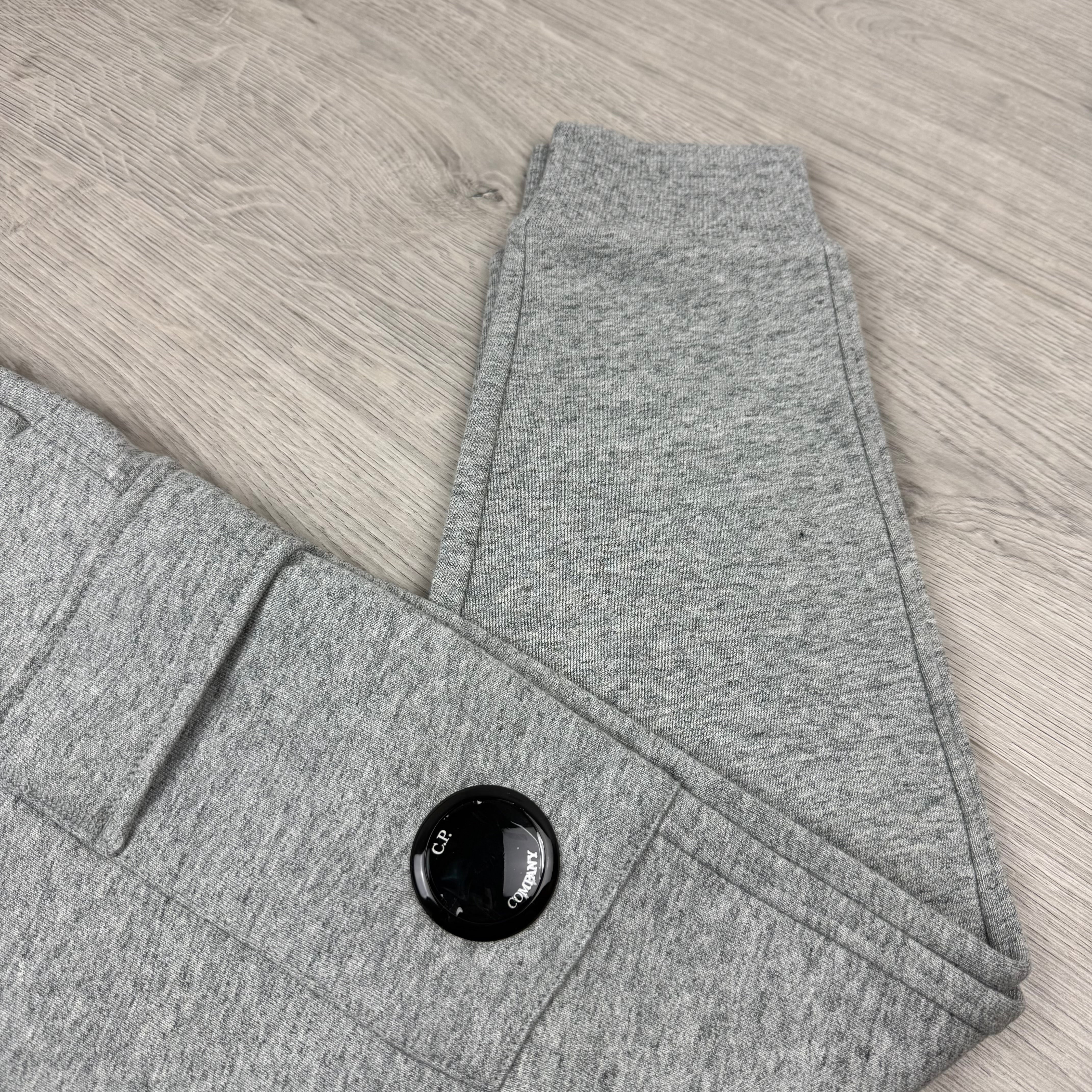 CP Company Raised Fleece Sweatpants - Grey