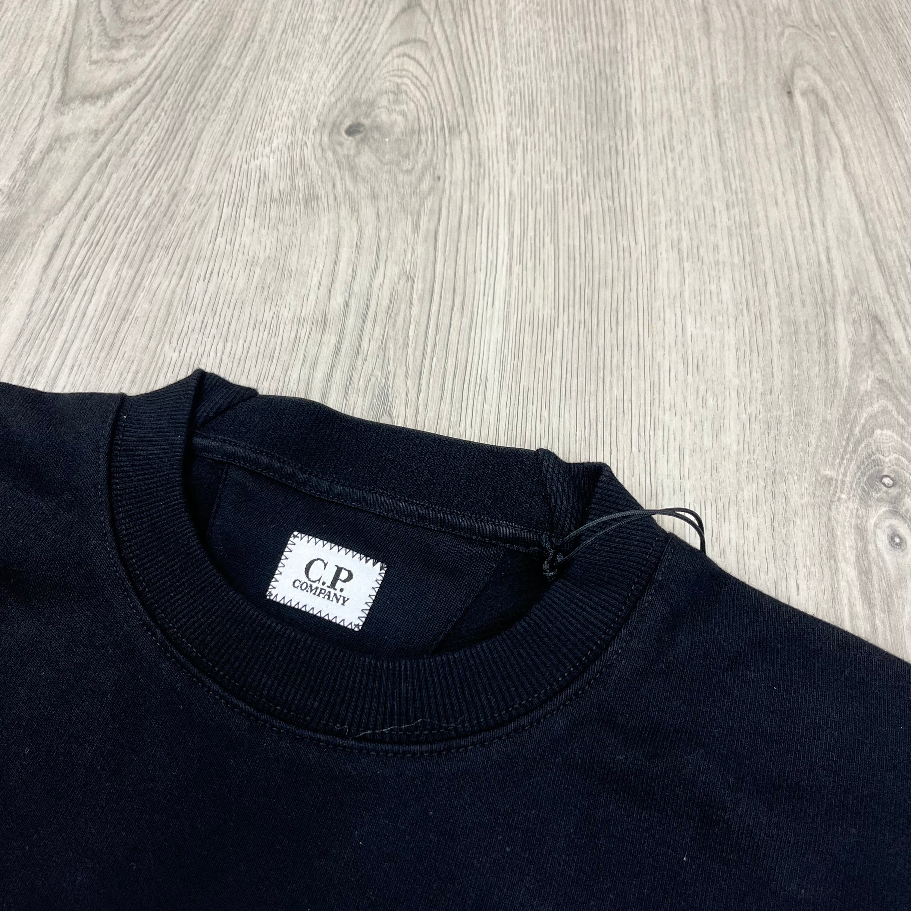 CP Company Raised Fleece Sweatshirt - Black