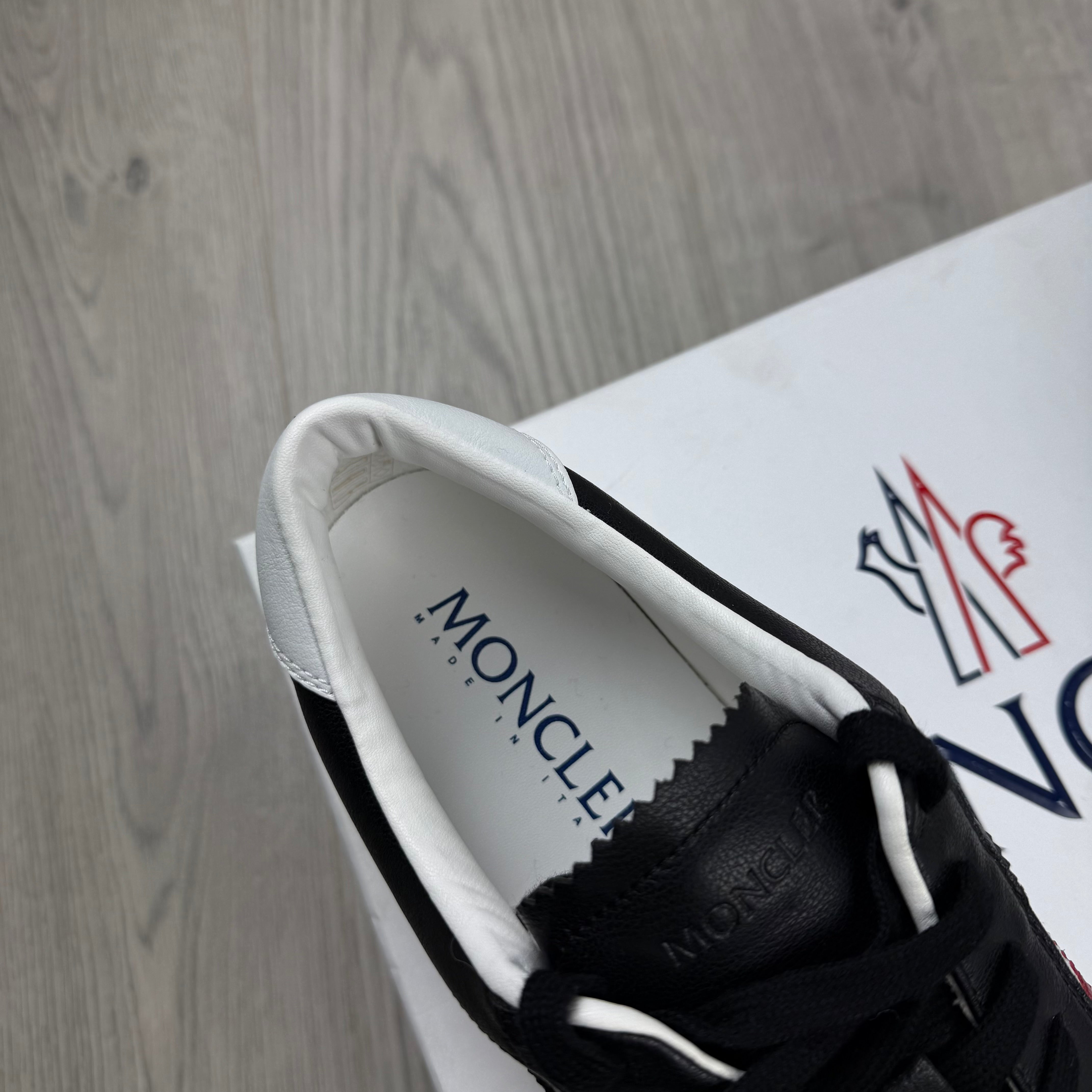 Moncler 'New Monaco' Leather Sneakers - Black